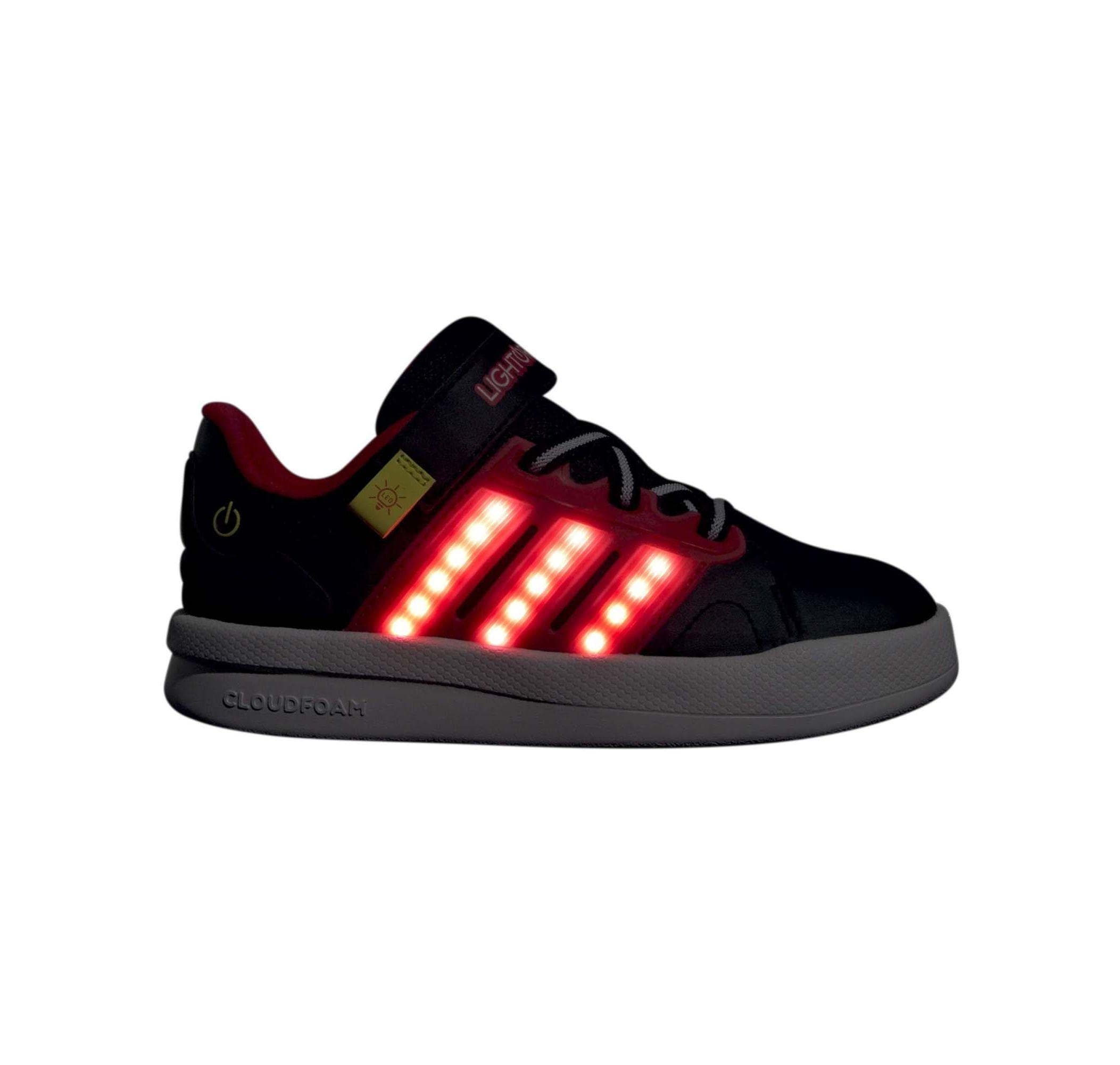 adidas adidas Lıghtorama Court El C Çocuk Spor Ayakkabı Siyah - 8