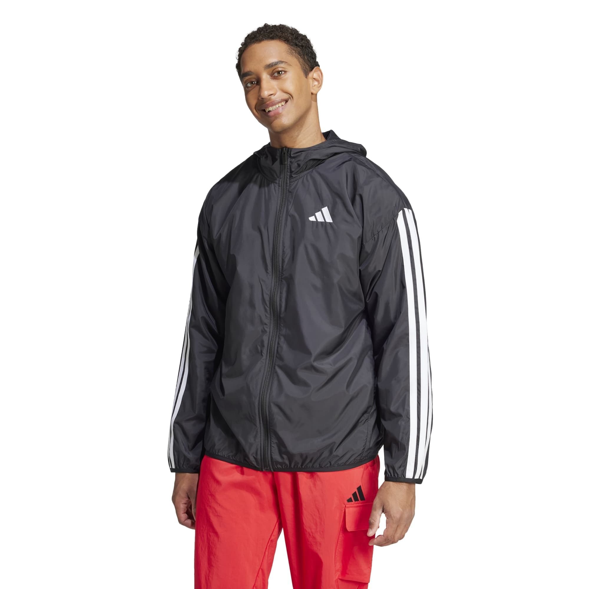 adidas M 3S Wb Erkek Yağmurluk-Rüzgarlık Siyah - 1