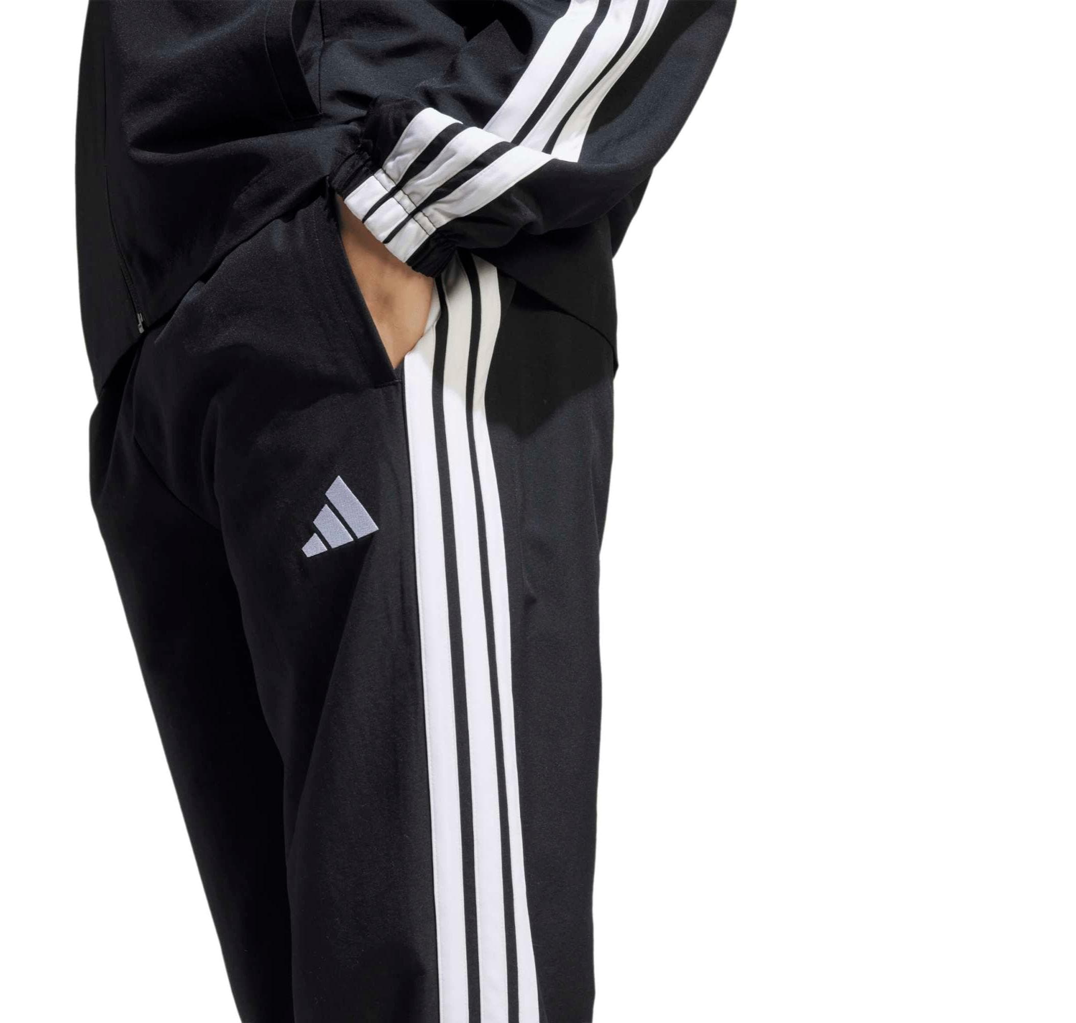 adidas adidas M 3S Wv Tt Ts Erkek Eşofman Takımı Siyah - 5