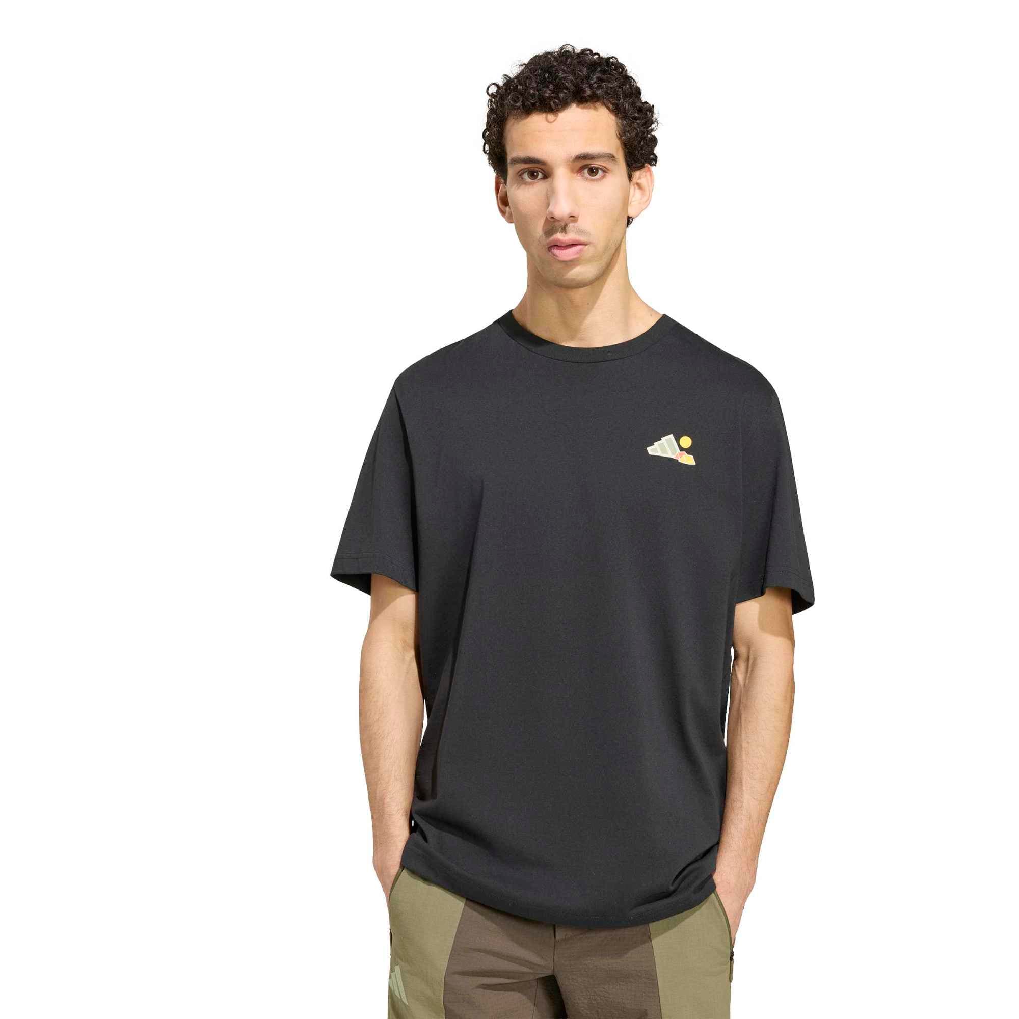adidas adidas M Camper G T Erkek T-Shirt Siyah