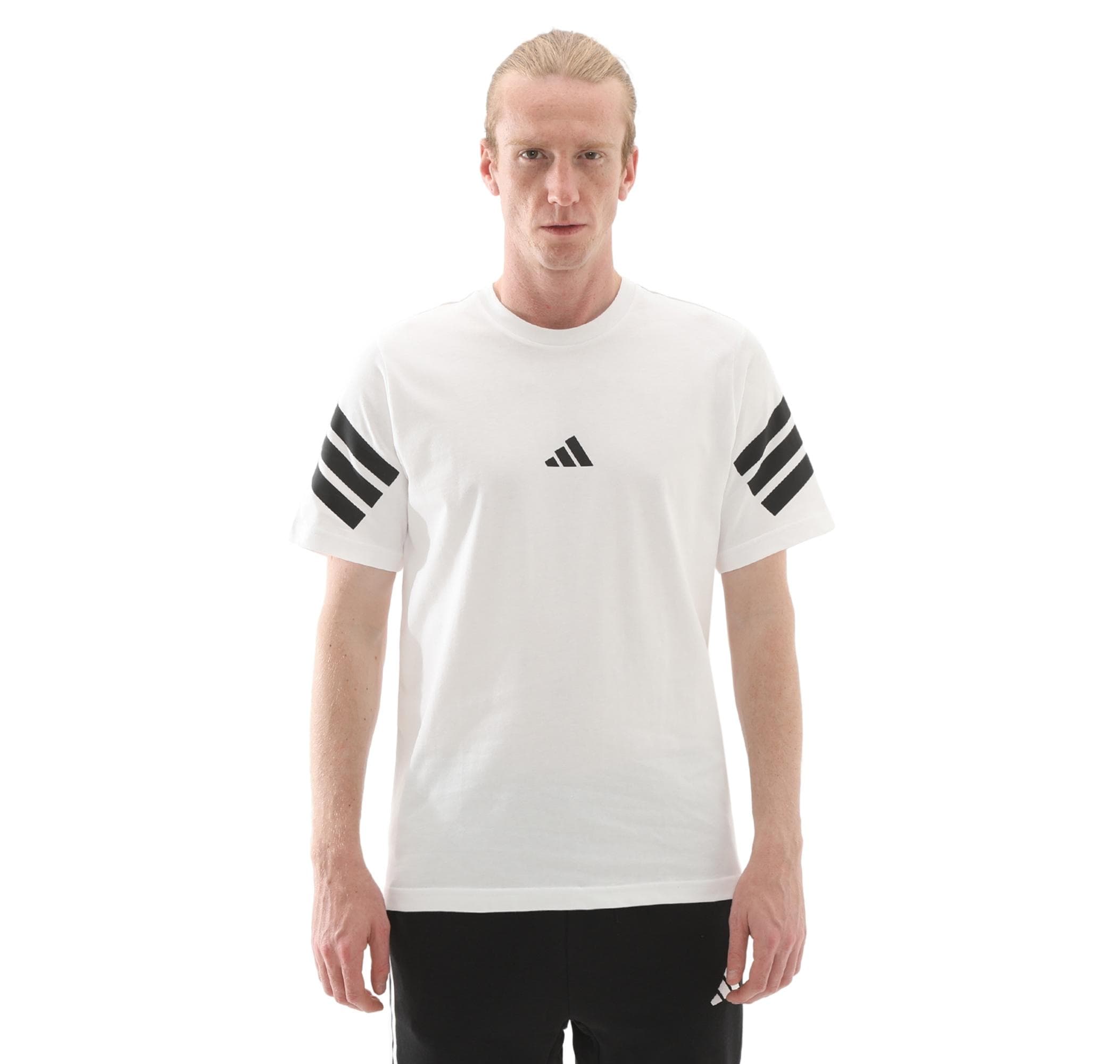 adidas adidas M Fı 3S Reg T Erkek T-Shirt Beyaz