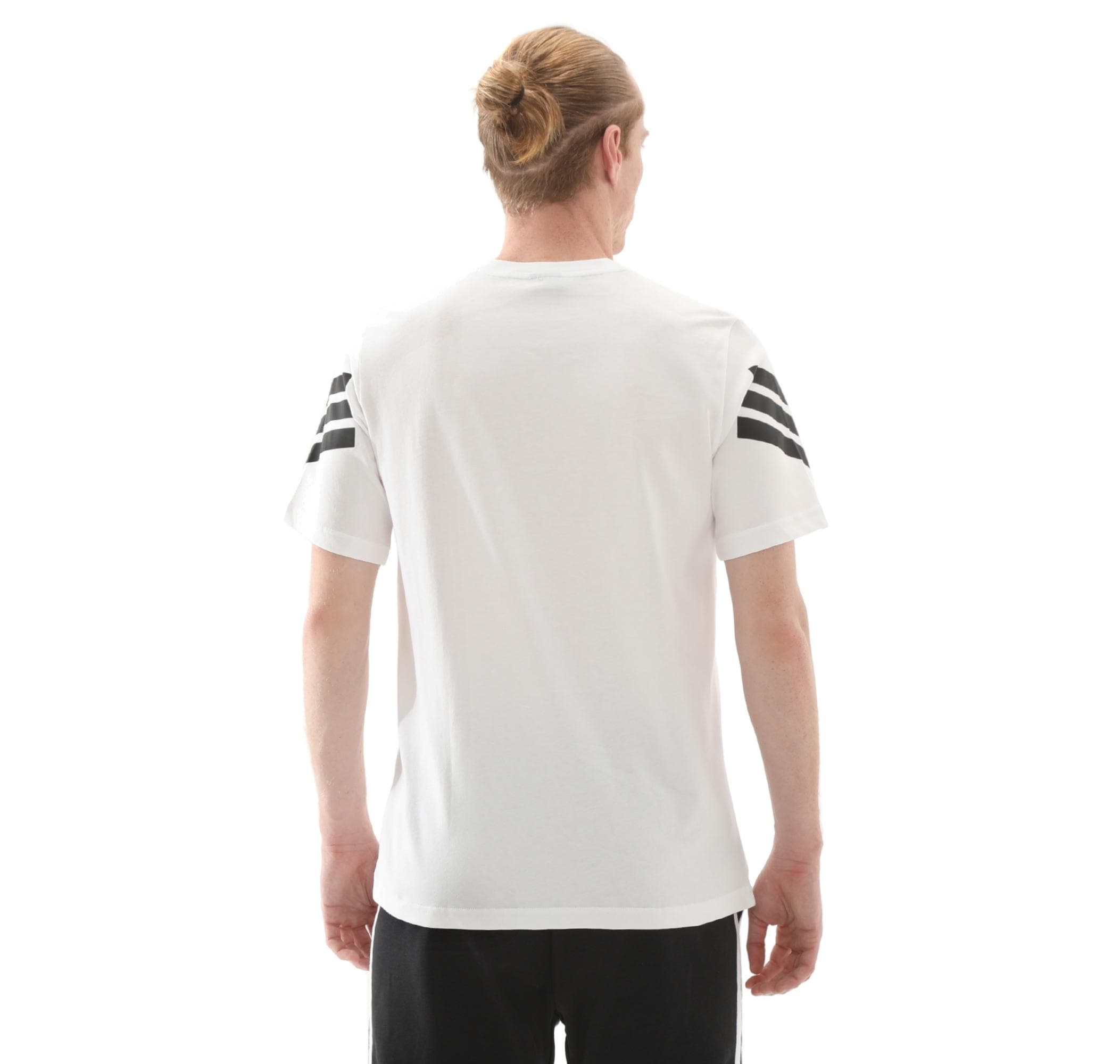 adidas adidas M Fı 3S Reg T Erkek T-Shirt Beyaz - 8