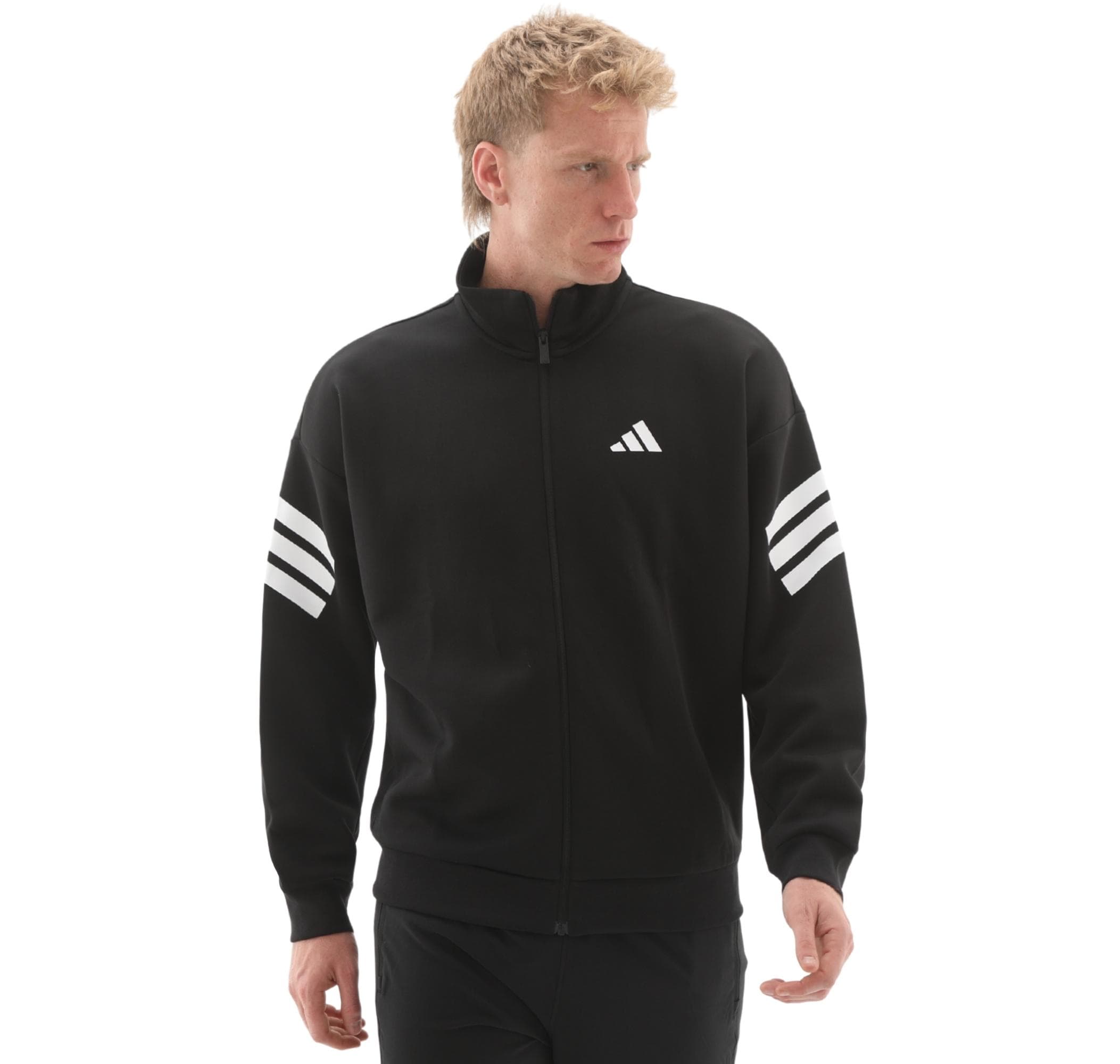adidas adidas M Fı 3S Tt Erkek Ceket Siyah