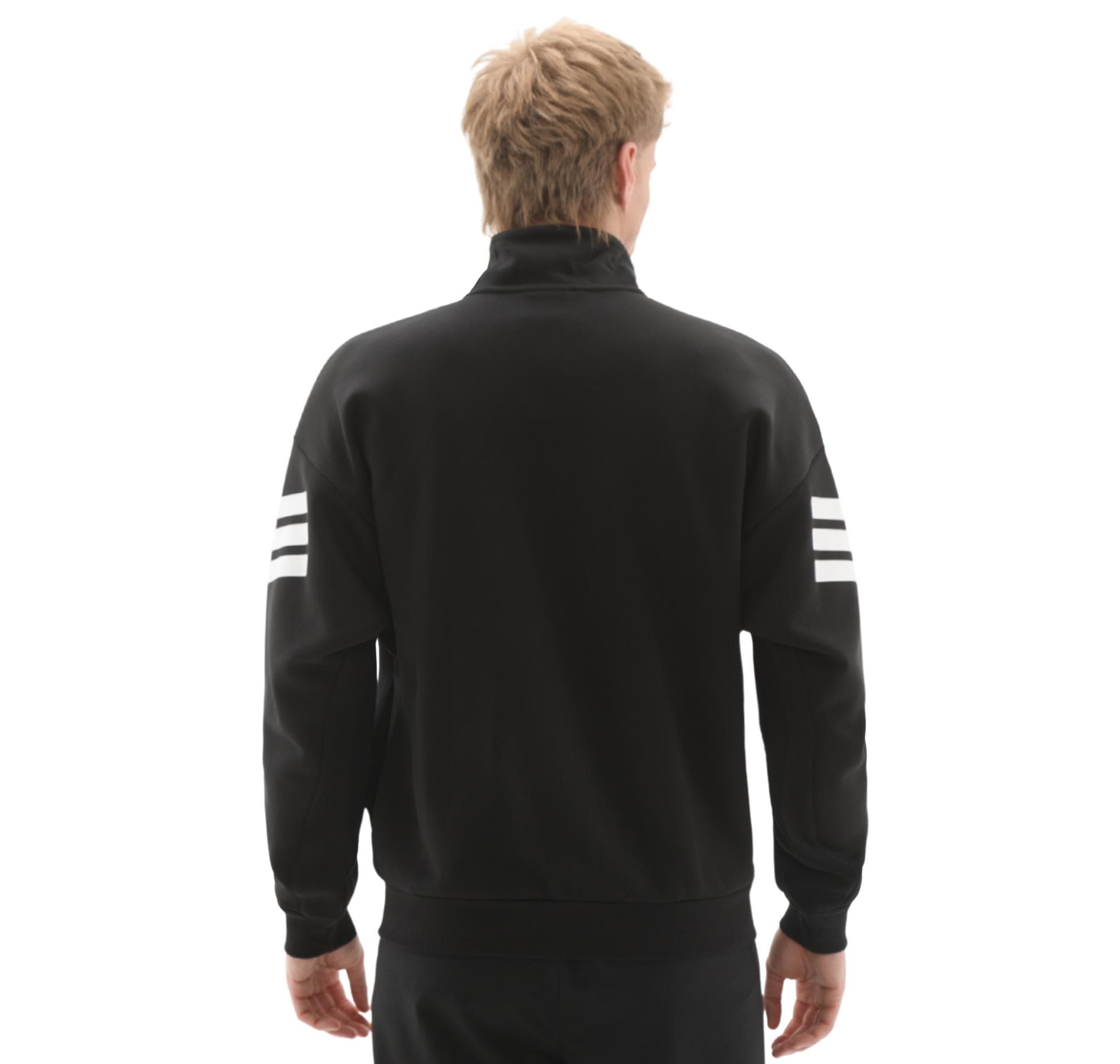adidas adidas M Fı 3S Tt Erkek Ceket Siyah - 4