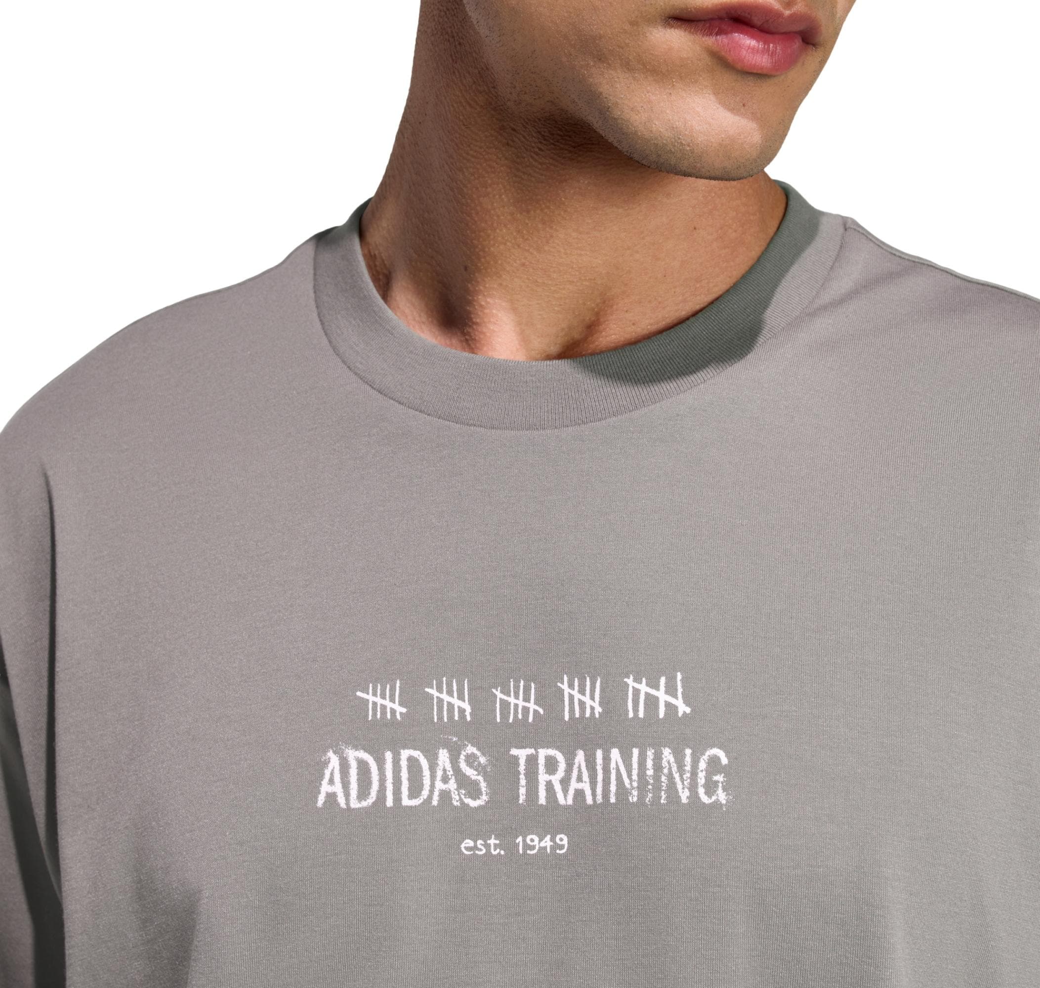 adidas adidas M Primelift G T Erkek T-Shirt Gri - 4