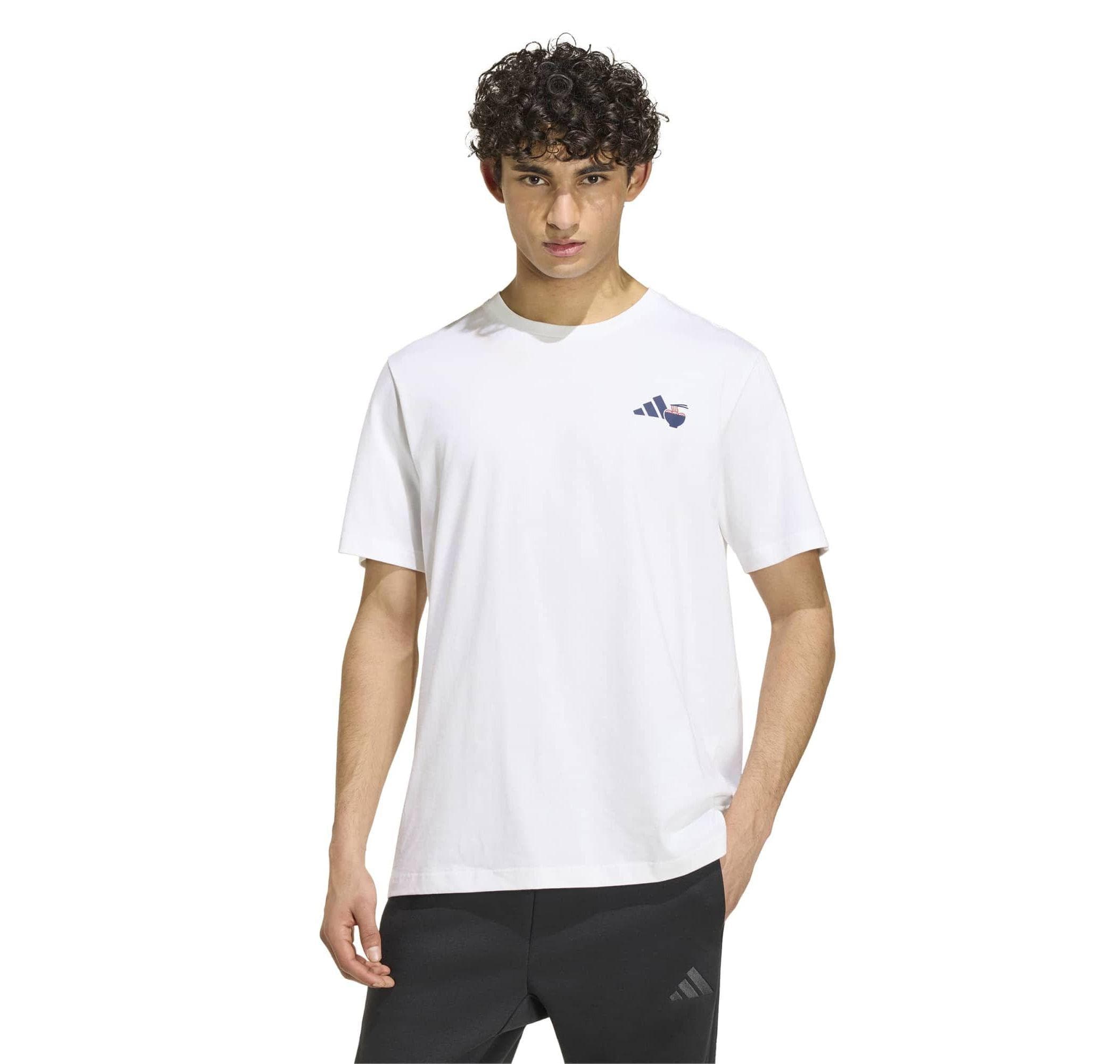 adidas adidas M Ramen T Erkek T-Shirt Beyaz