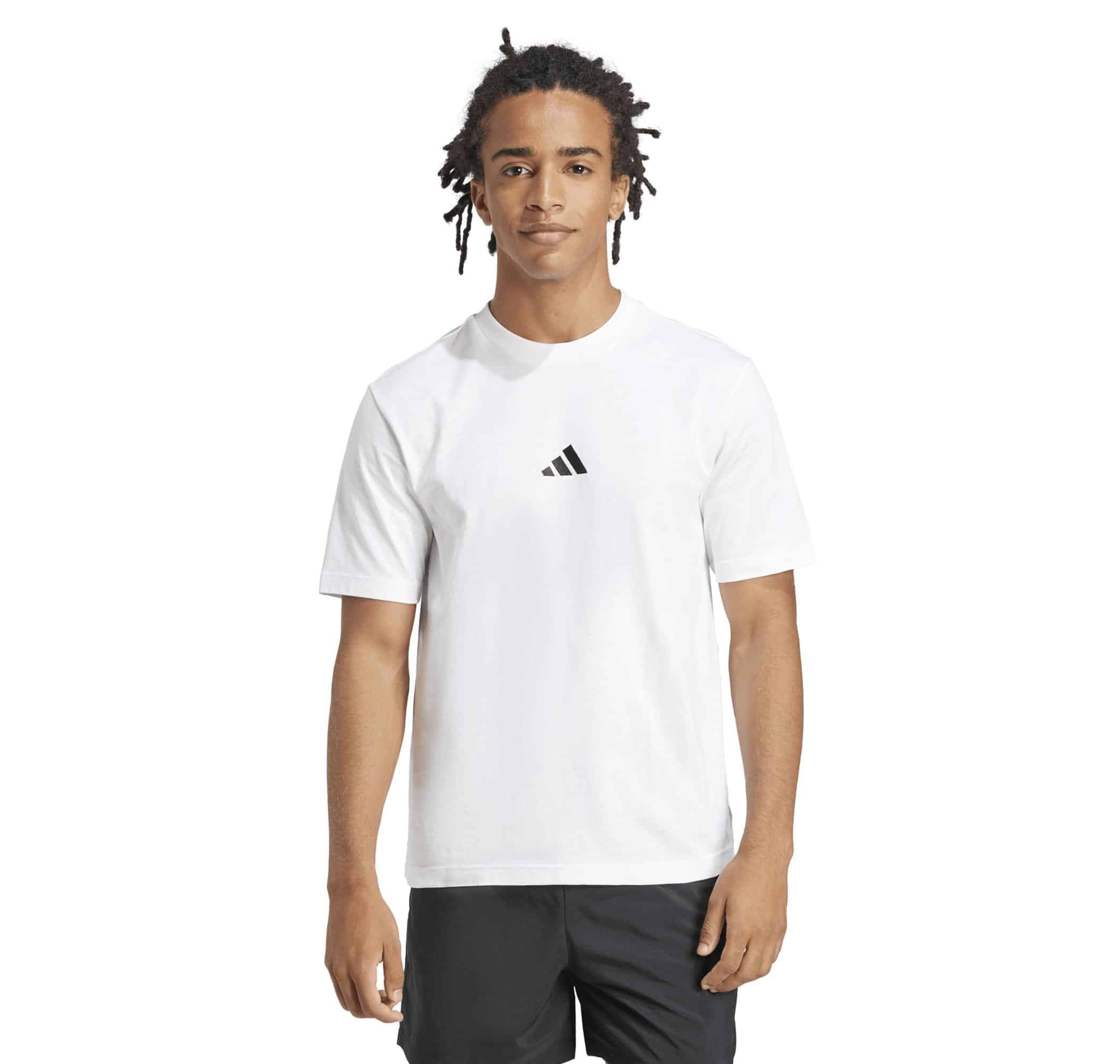 adidas adidas M Sl Sj T Erkek T-Shirt Beyaz