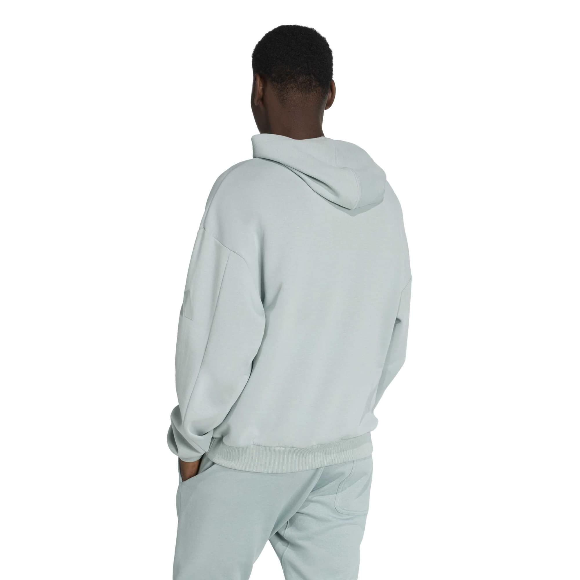 adidas adidas M Sl Sk Hd Erkek Sweatshirt Açık Mavi - 2