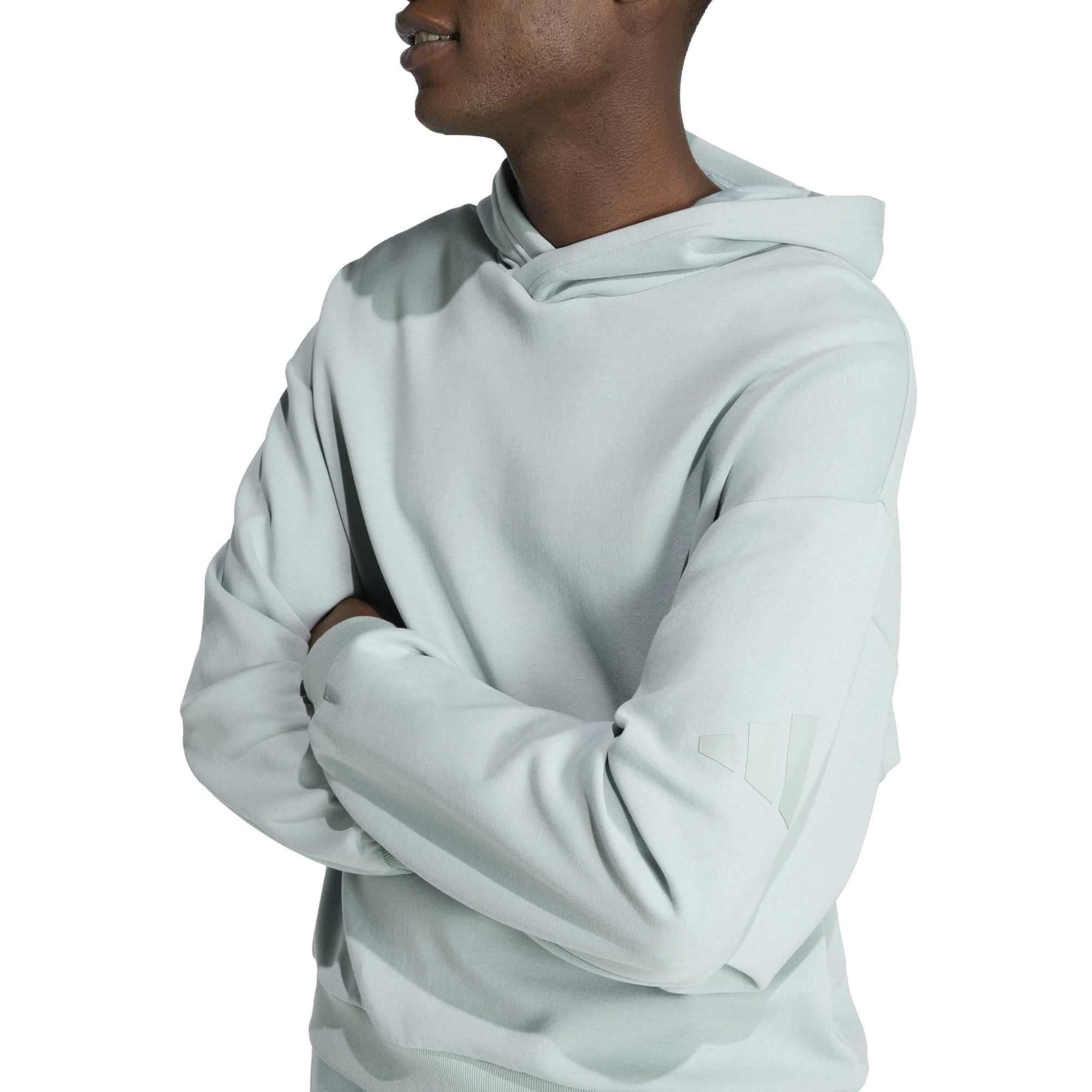 adidas adidas M Sl Sk Hd Erkek Sweatshirt Açık Mavi - 3