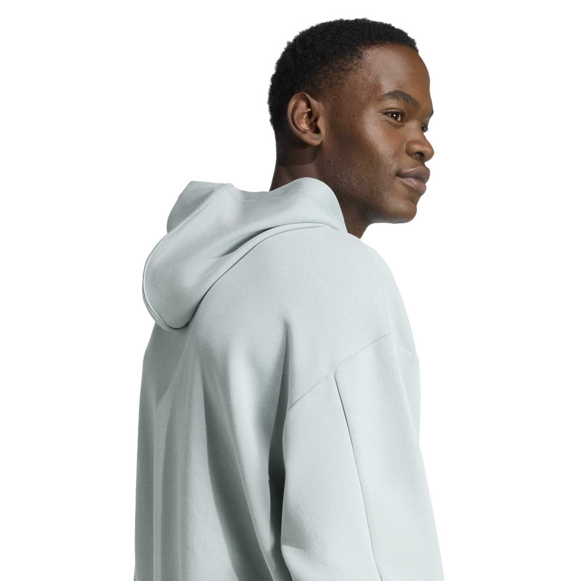 adidas adidas M Sl Sk Hd Erkek Sweatshirt Açık Mavi - 4