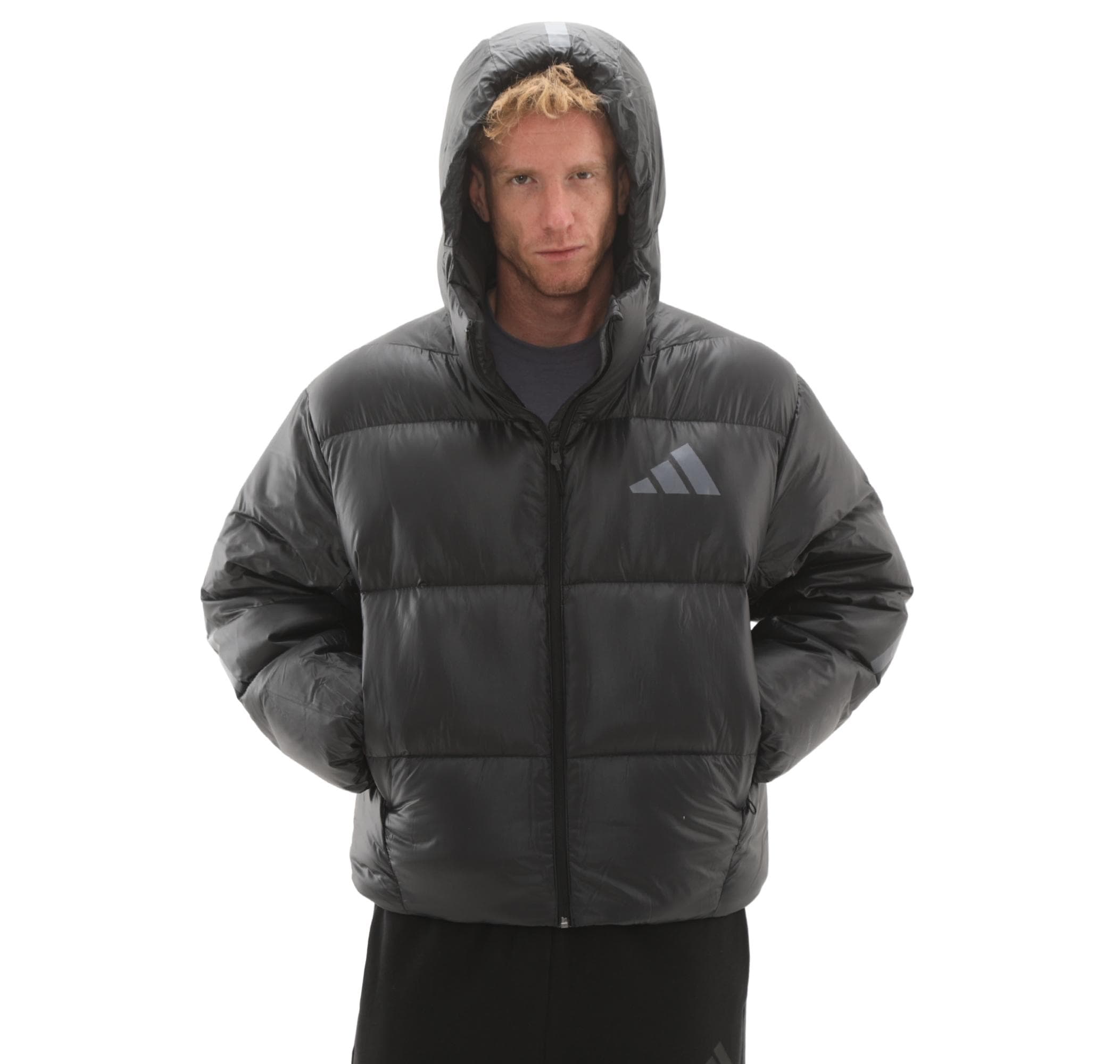 adidas adidas M Z.n.e. Puffer Erkek Mont Siyah - 4