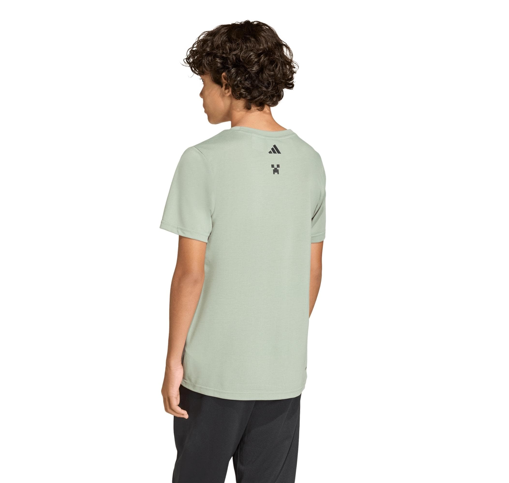 adidas adidas Minecraft Tee Çocuk T-Shirt Yeşil - 3