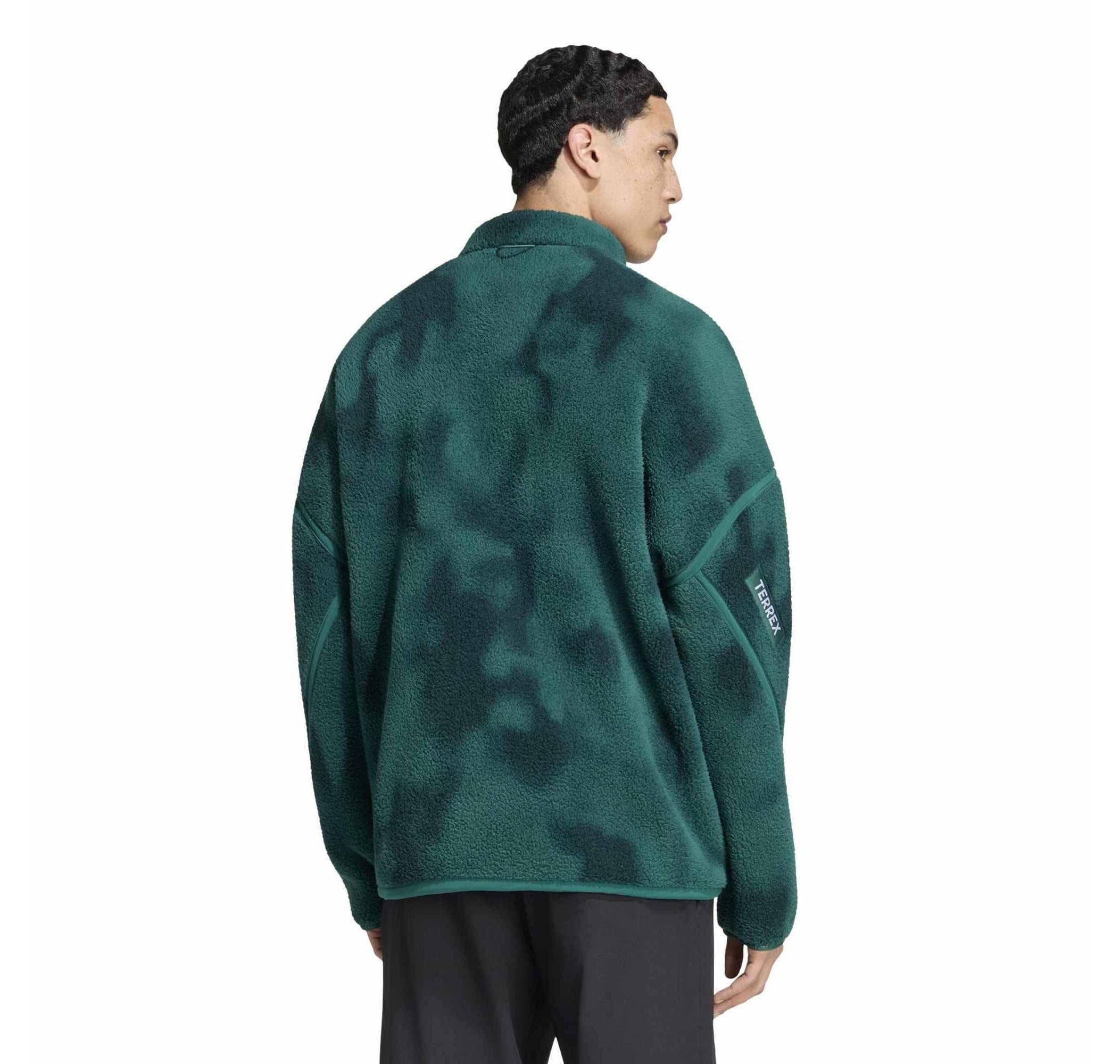 adidas adidas Mt Ess Hp Aop Erkek Sweatshirt Yeşil - 2