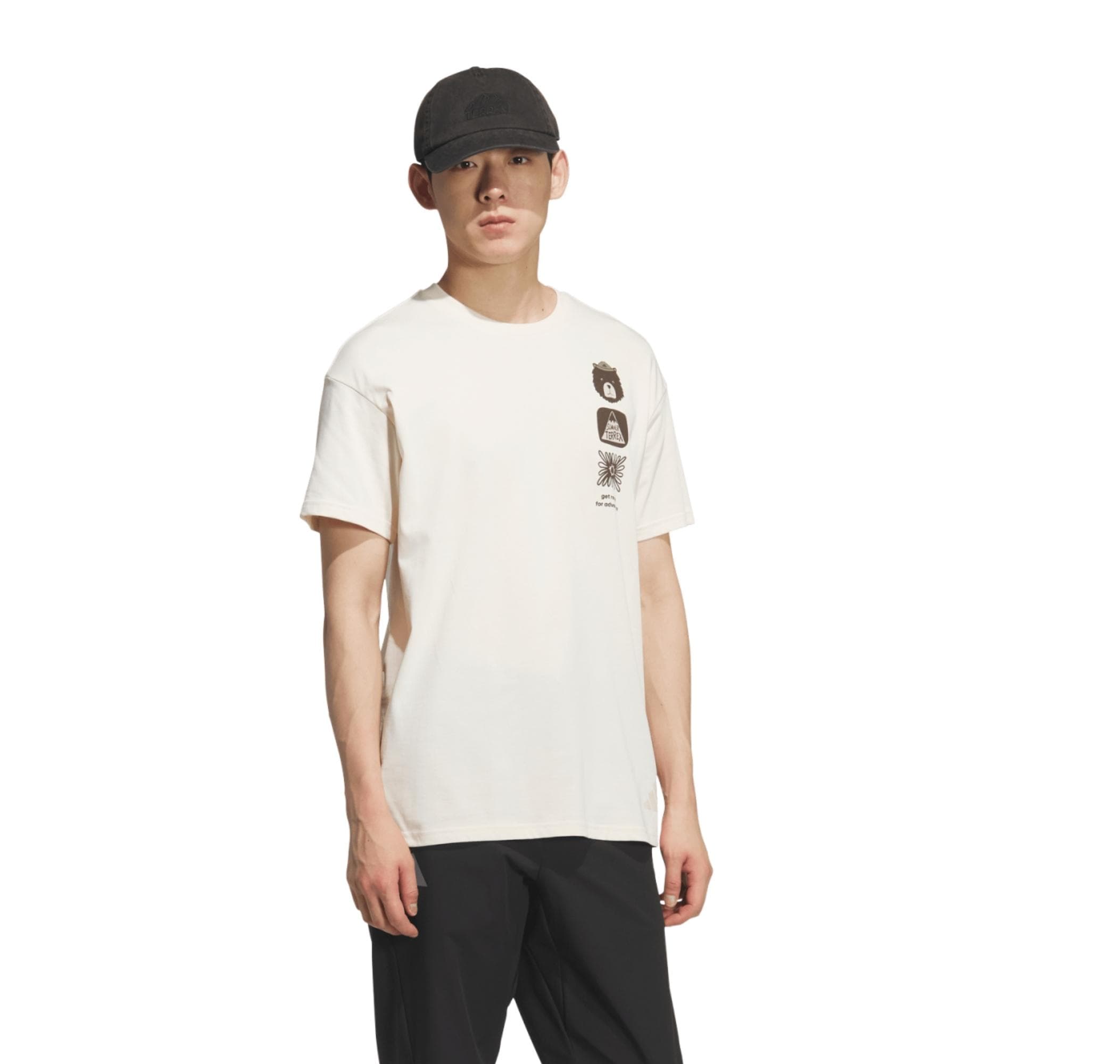 adidas adidas Mt Gfx Tee Erkek T-Shirt Beyaz - 2