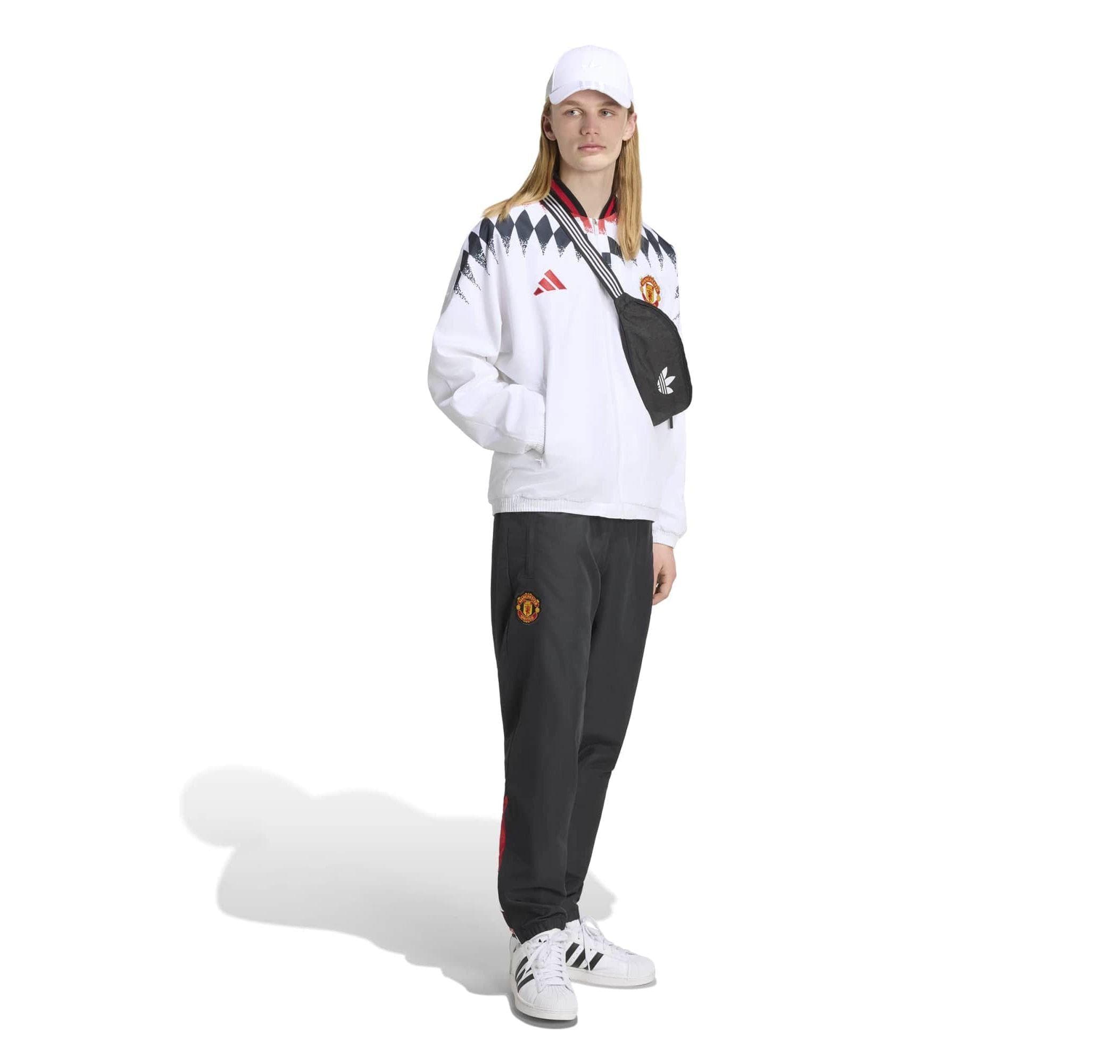 adidas adidas Mufc St Tt Erkek Ceket Beyaz - 5