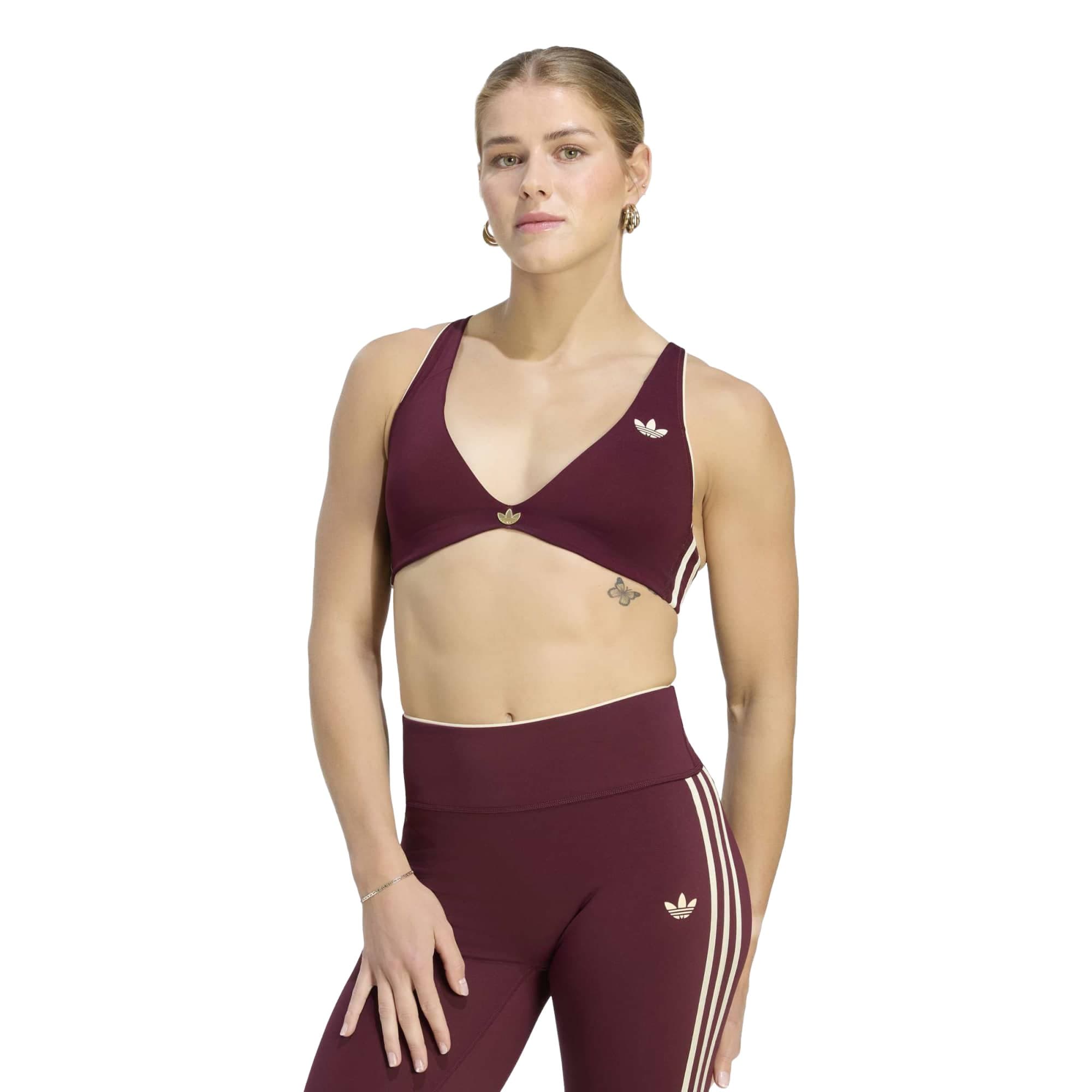 adidas adidas Og Sp Ls Bra Kadın Büstiyer Bordo