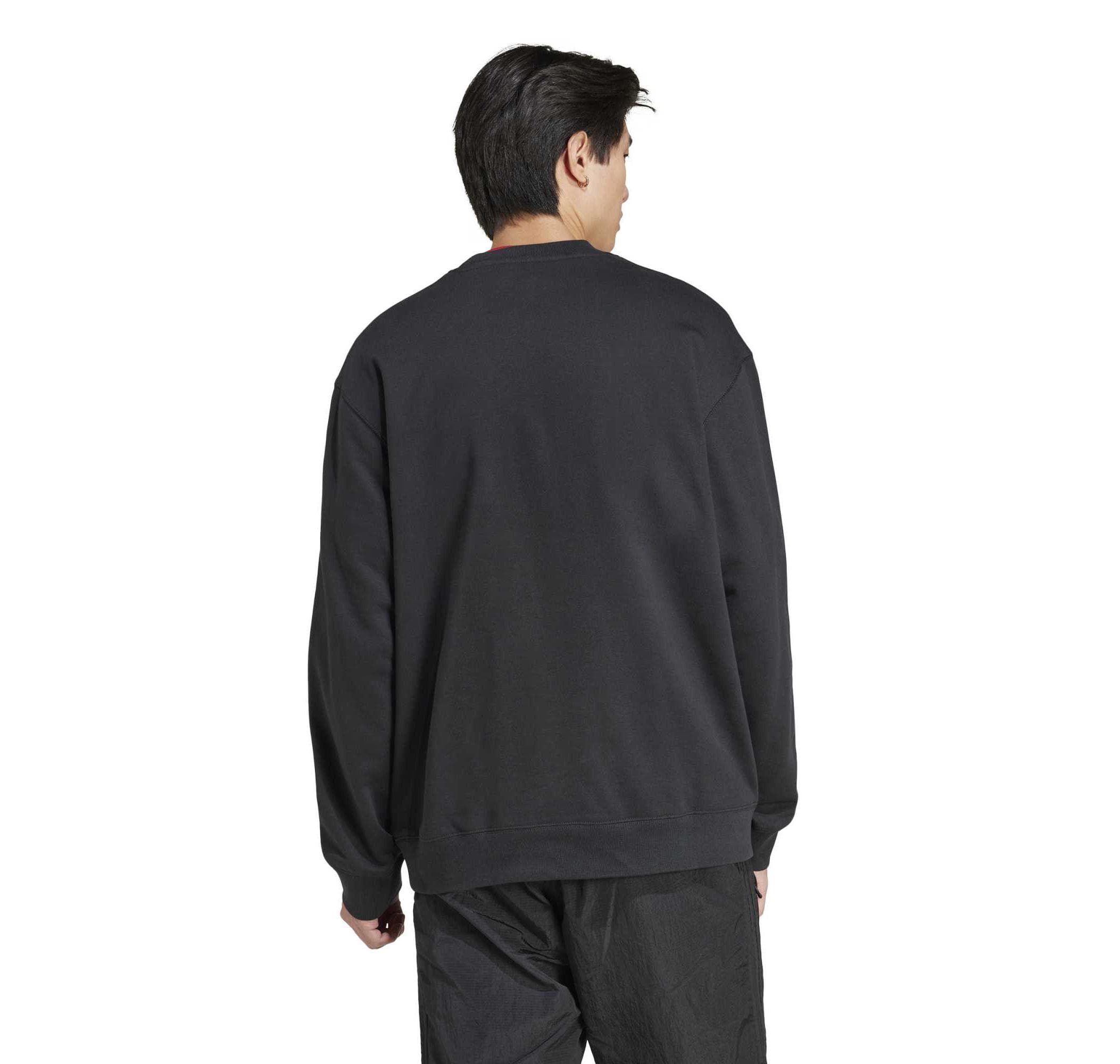 adidas adidas P Ess Crew Erkek Sweatshirt Siyah - 2