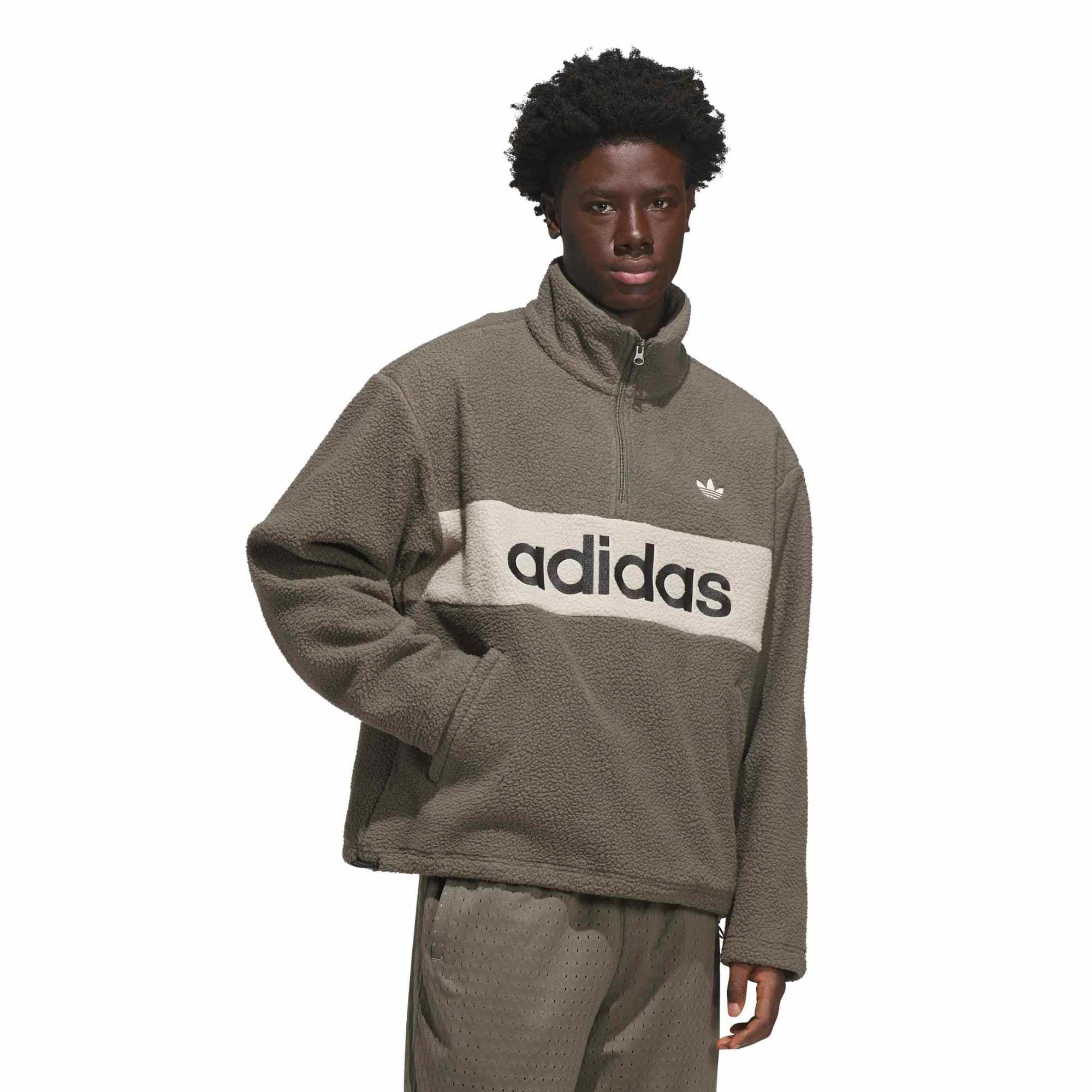 adidas adidas Pf Pullover Erkek Sweatshirt Gri