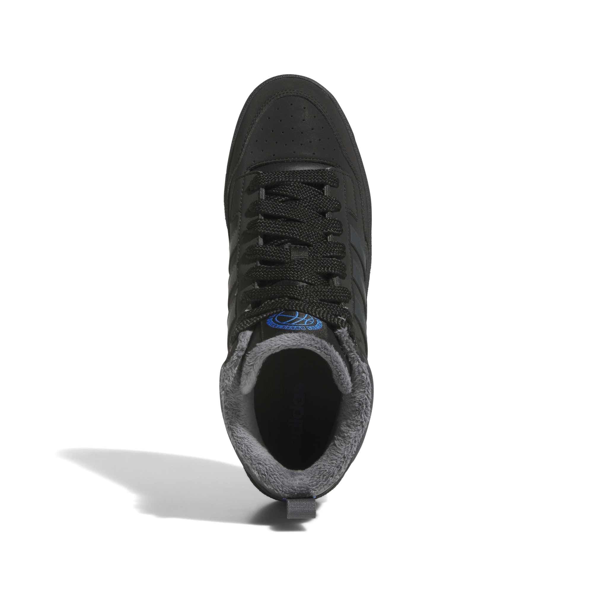 adidas adidas Rapıd Court Mıd Wınterızed Erkek Spor Ayakkabı Siyah - 4