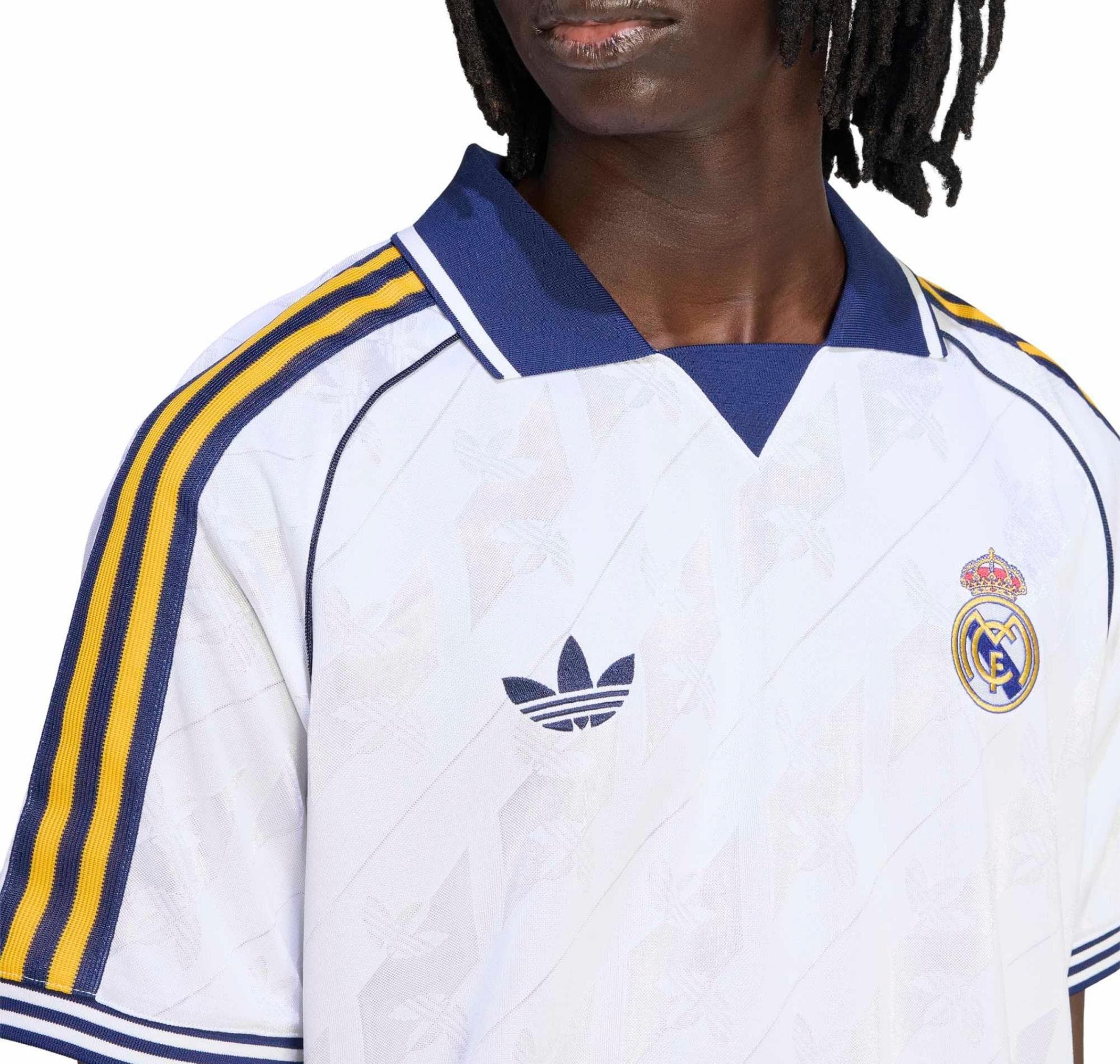 adidas adidas Real Madrid Og Jsy Erkek Forması Beyaz - 4