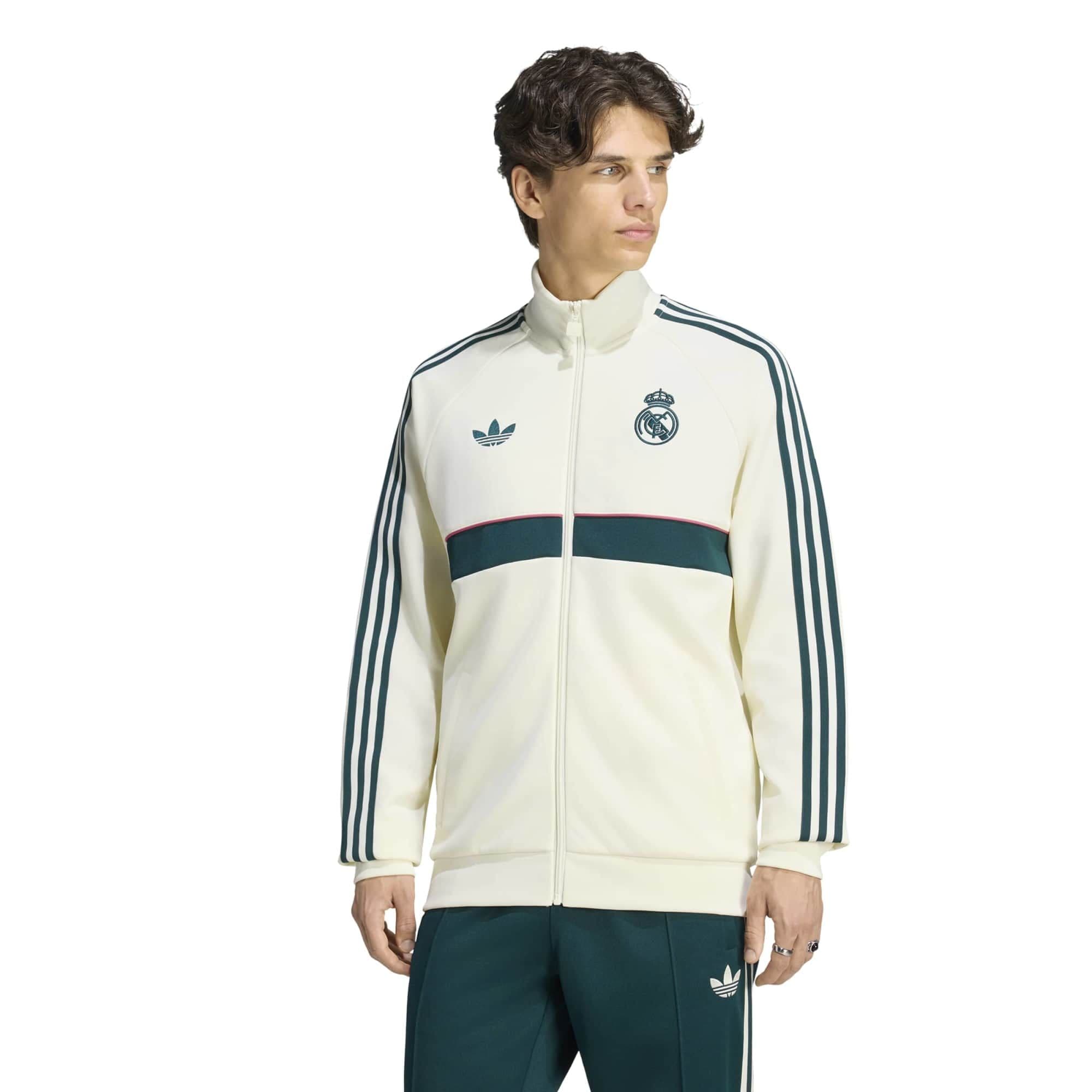 adidas adidas Real Madrid Og2 Tt Erkek Ceket Bej