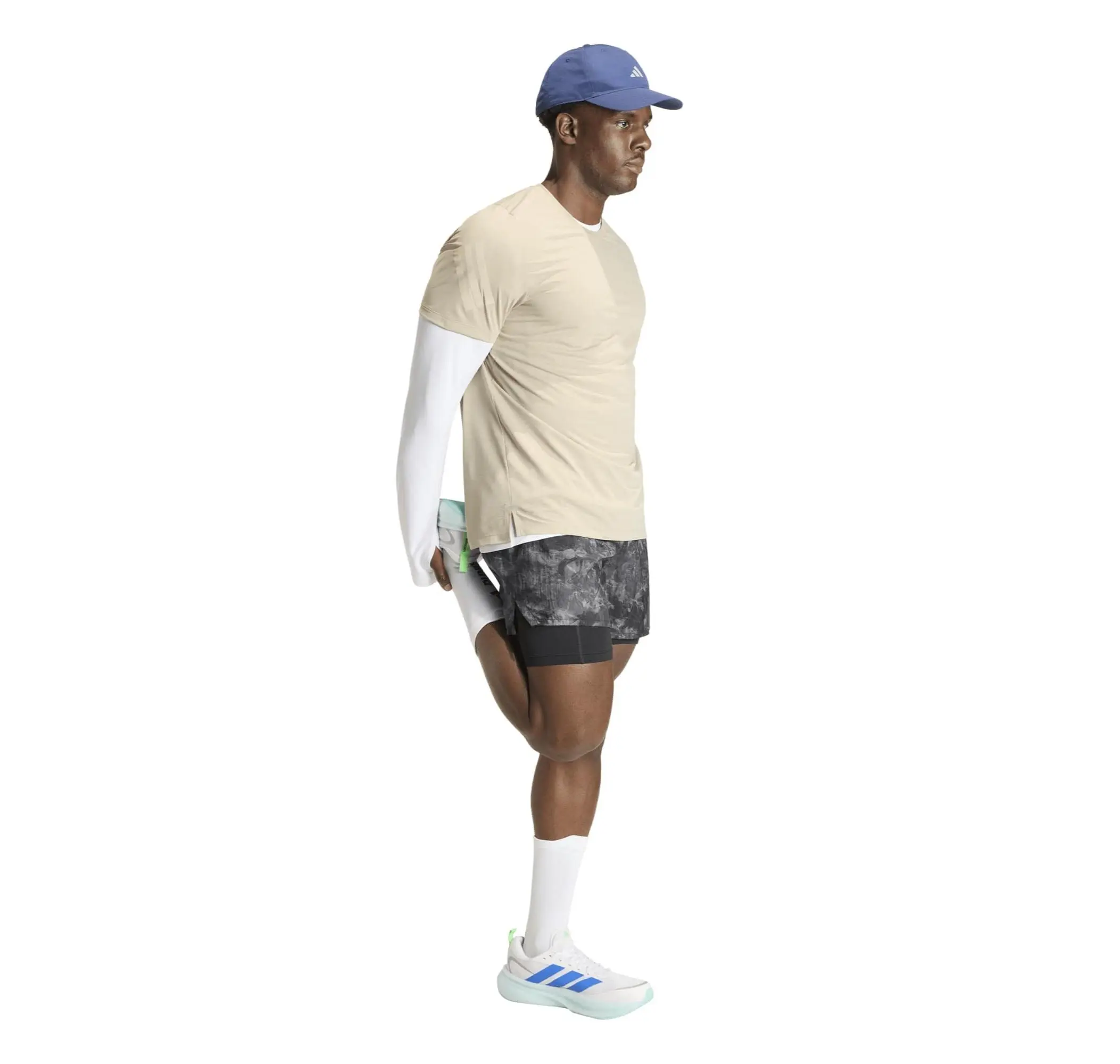 adidas adidas Run Ess Ls M Erkek İçlik-Pro Beyaz - 5