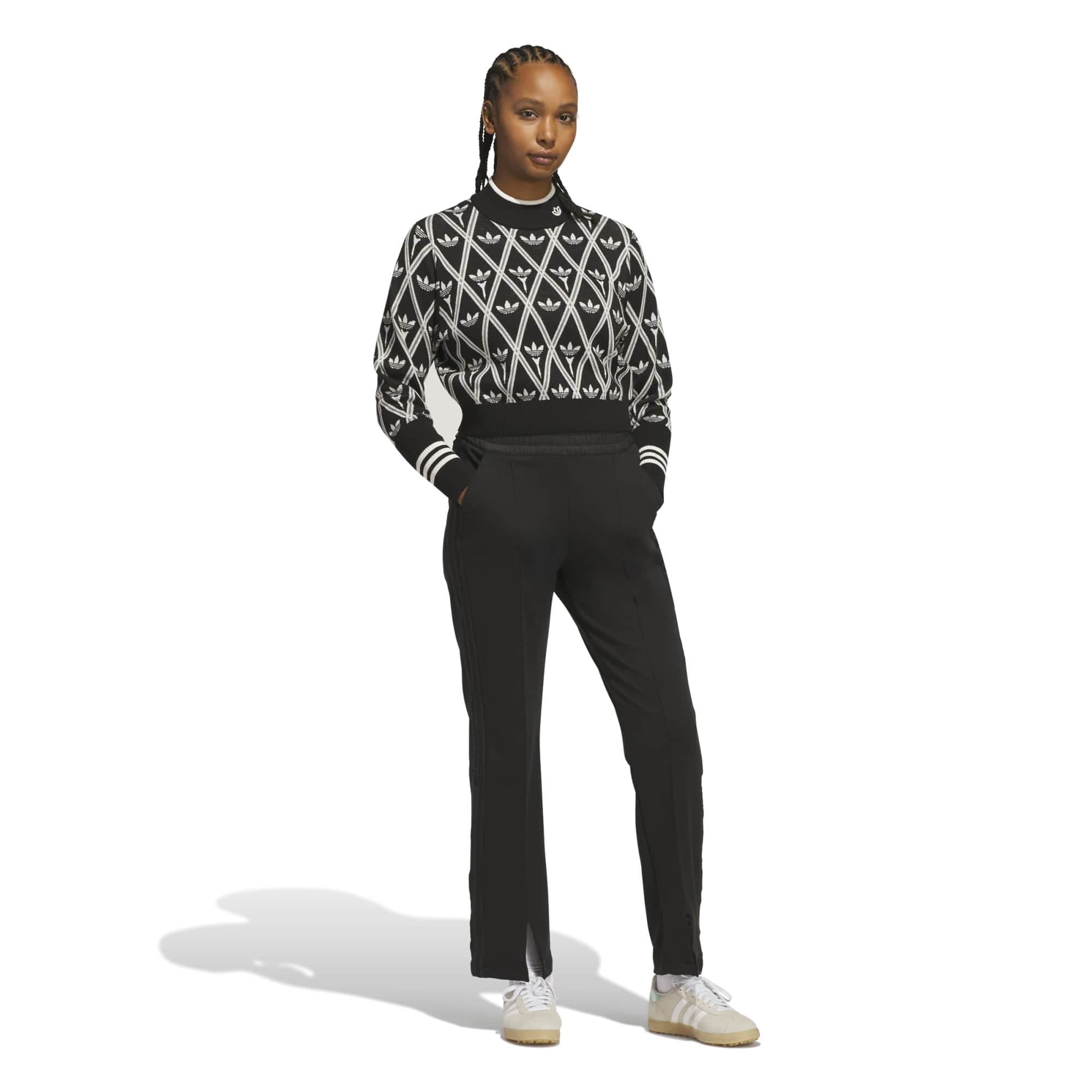 adidas adidas S Turtleneck Kadın Sweatshirt Siyah - 4