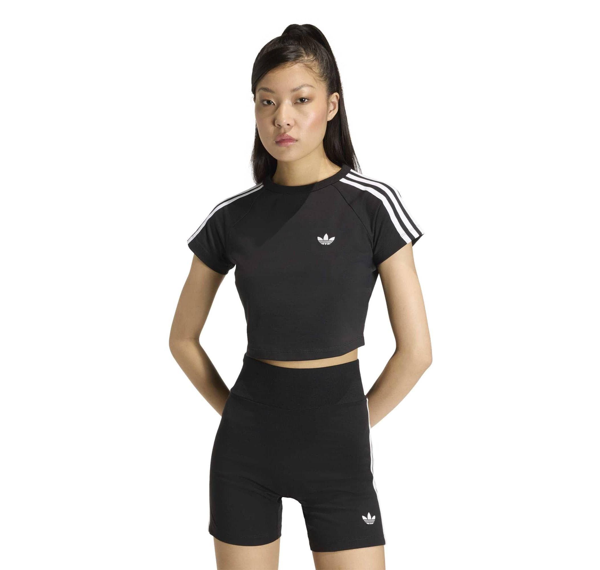 adidas adidas Sst Baby Tee Kadın T-Shirt Siyah