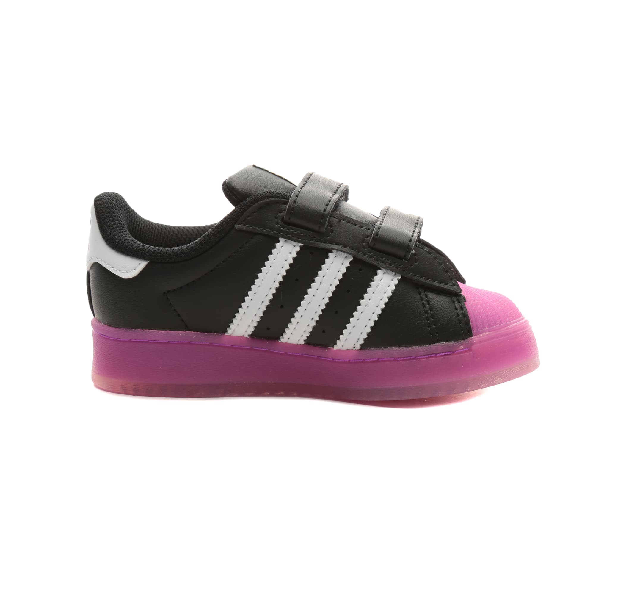 adidas adidas Superstar Led Lıght Bebek Spor Ayakkabı Siyah - 4