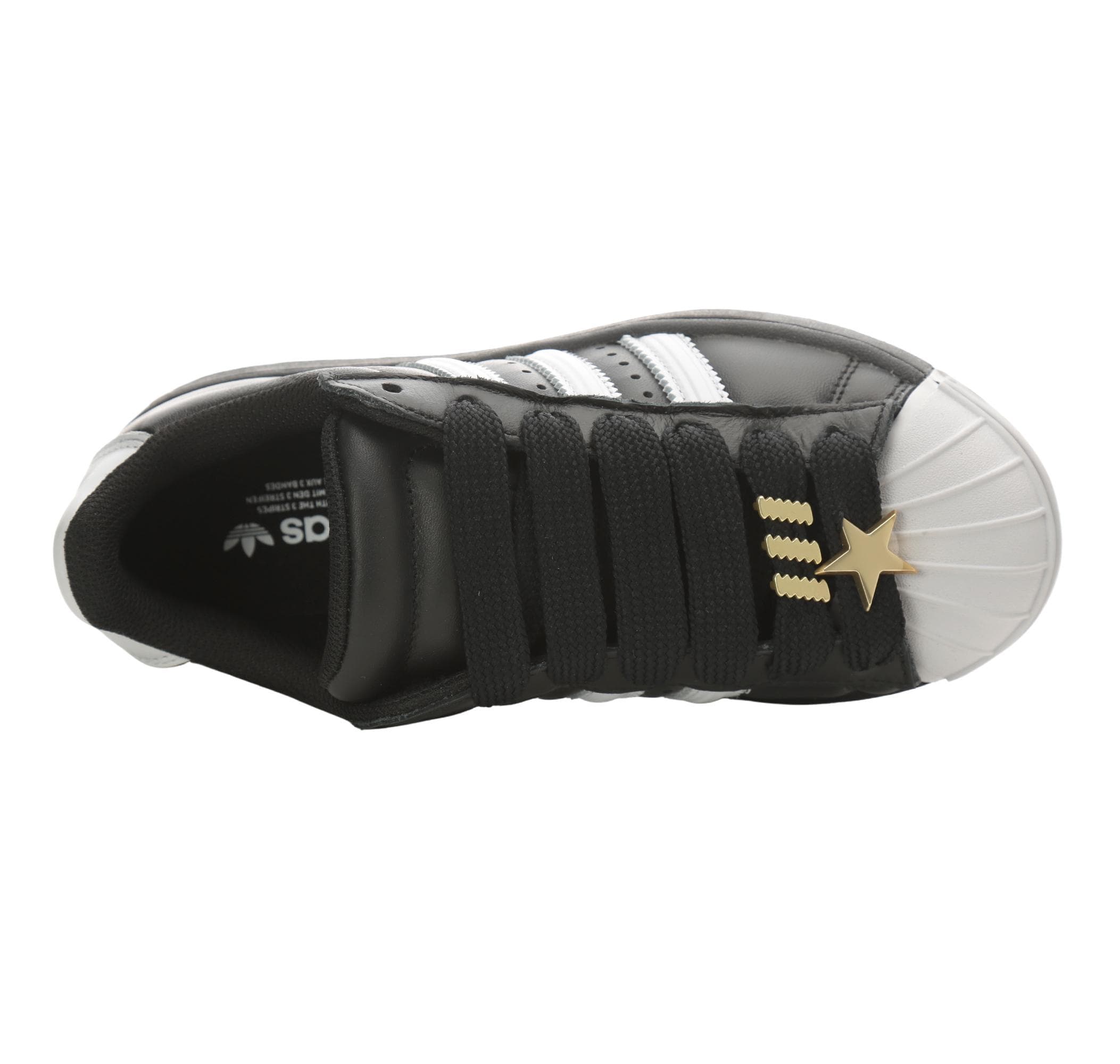 adidas adidas Superstar St W Erkek Spor Ayakkabı Siyah - 5