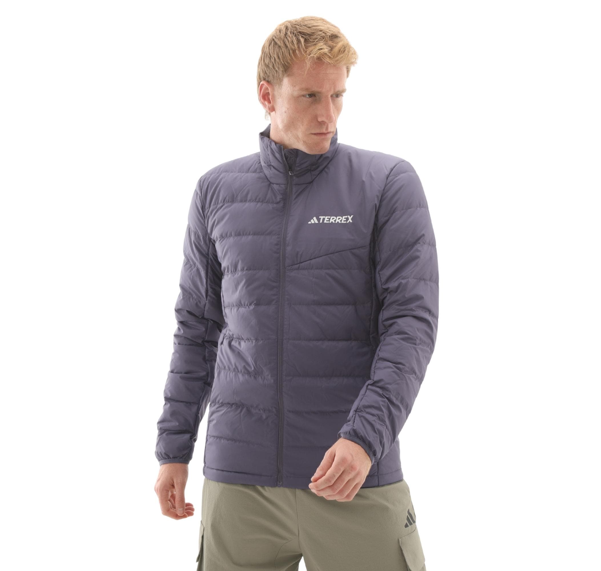 adidas adidas Terrex Mt Down Jacket Erkek Ceket Mor - 3