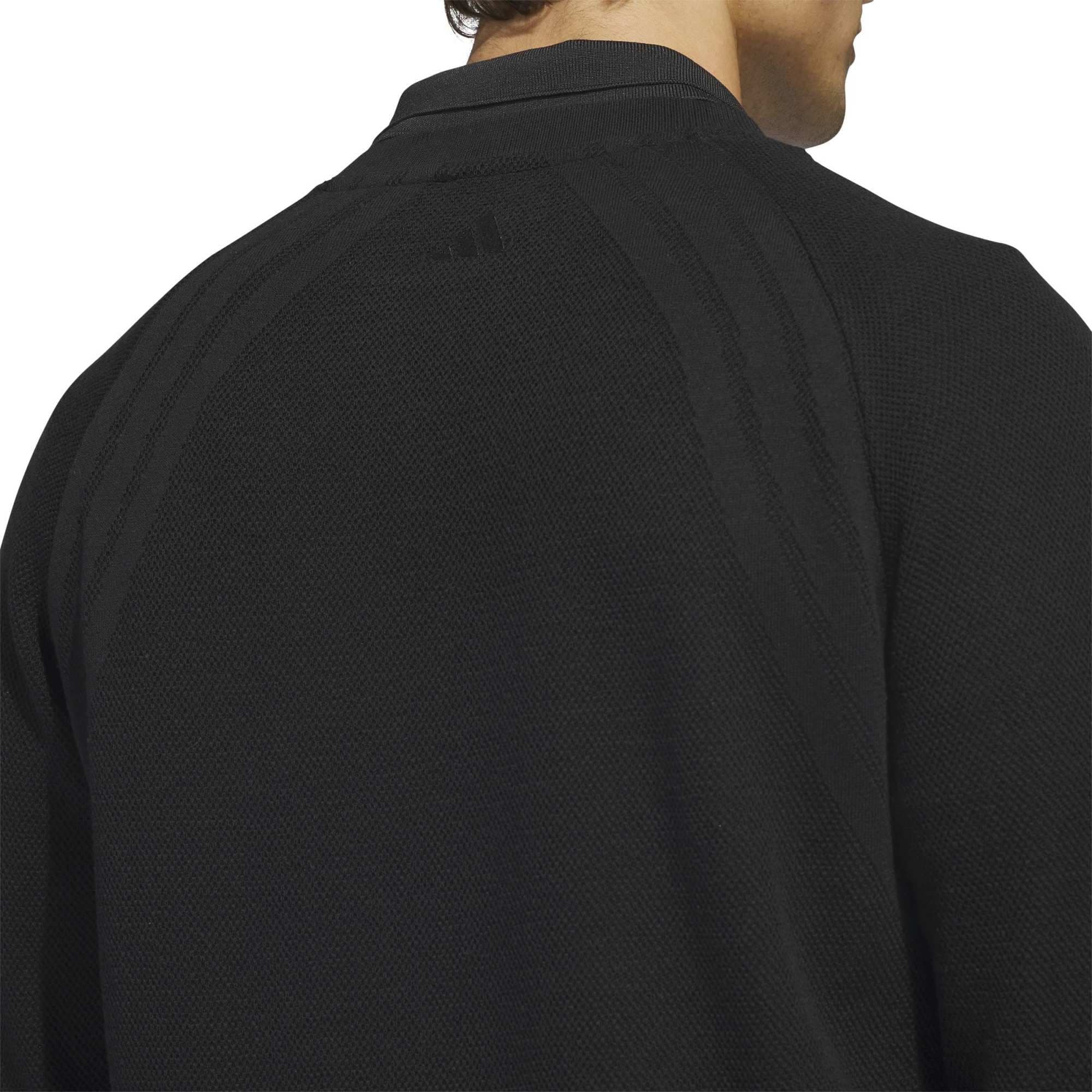 adidas adidas Tour Knıt Crew Erkek Sweatshirt Siyah - 4