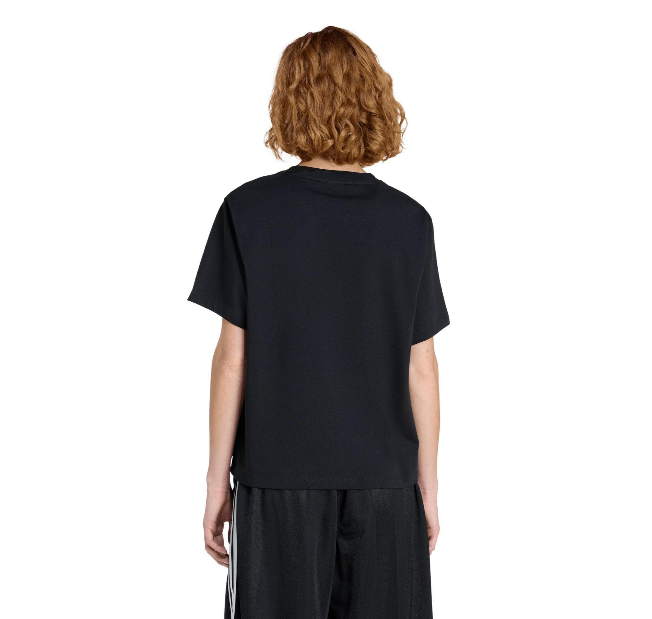 adidas adidas Trefoıl Boxy T Kadın T-Shirt Siyah - 3