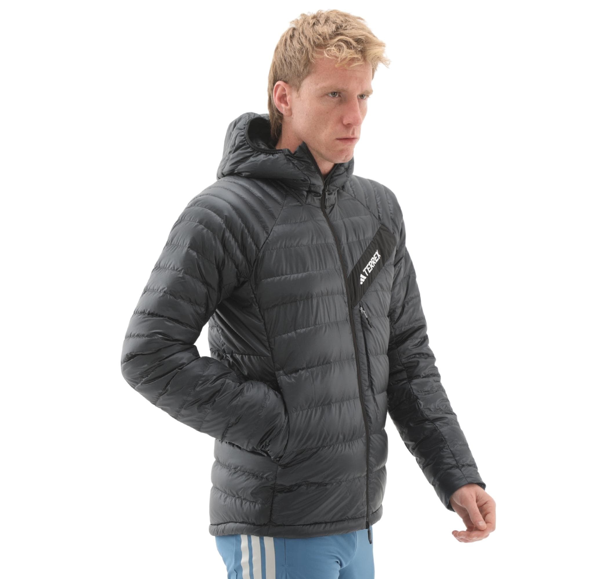 adidas adidas Trk Down J Erkek Mont Siyah - 4
