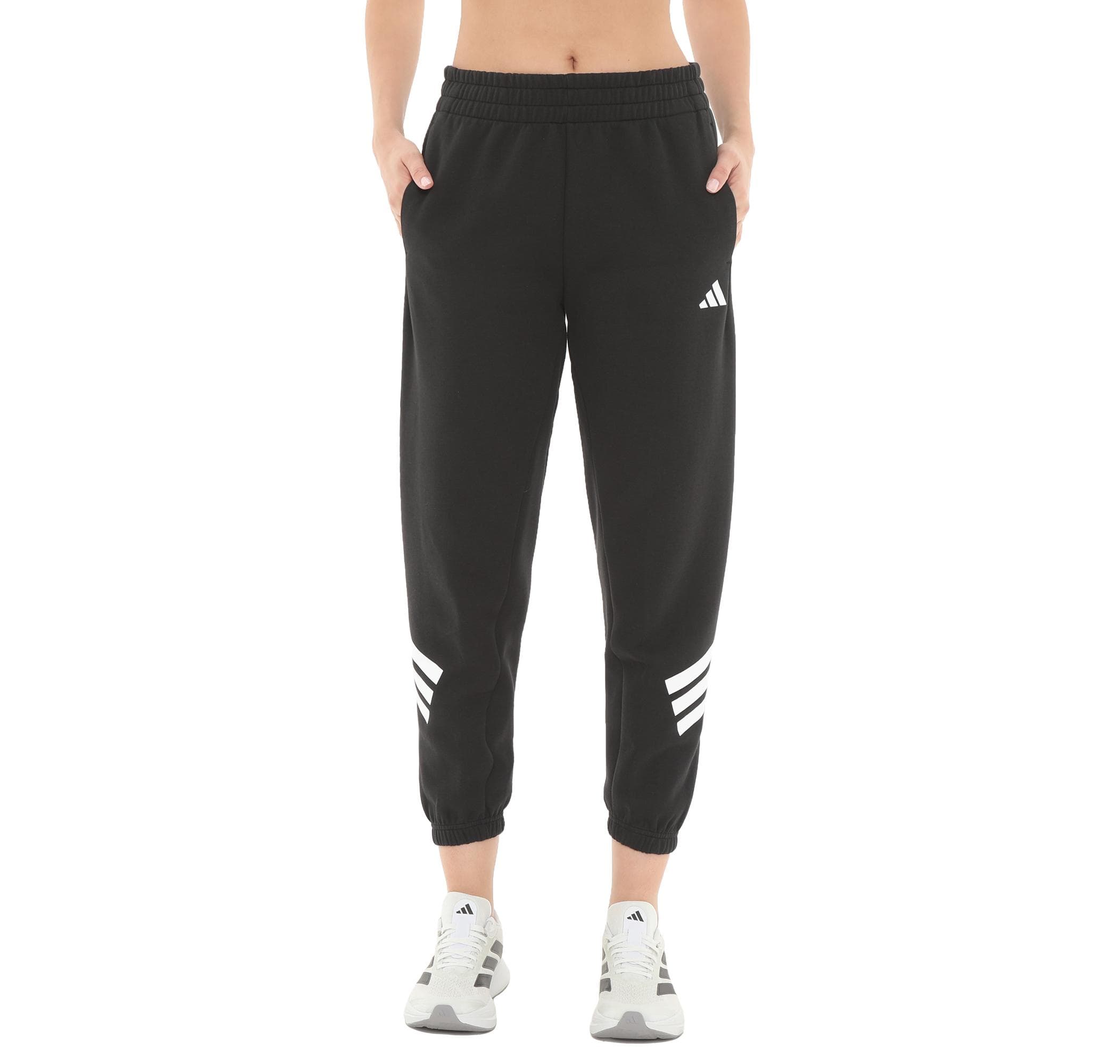 adidas adidas W Fı 3S Reg Pt Kadın Eşofman Altı Siyah