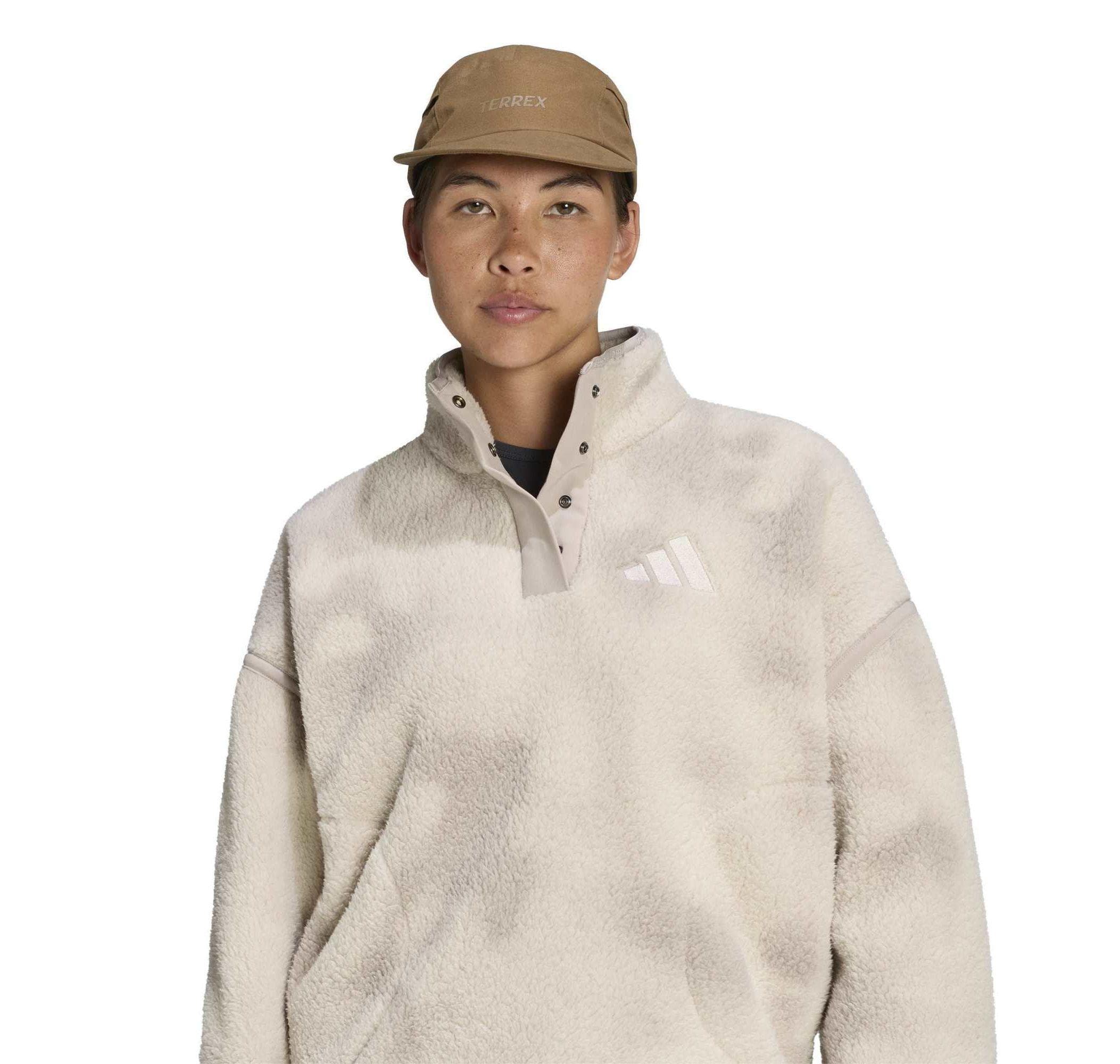 adidas adidas W Mt Ess Hp Aop Kadın Sweatshirt Bej - 3