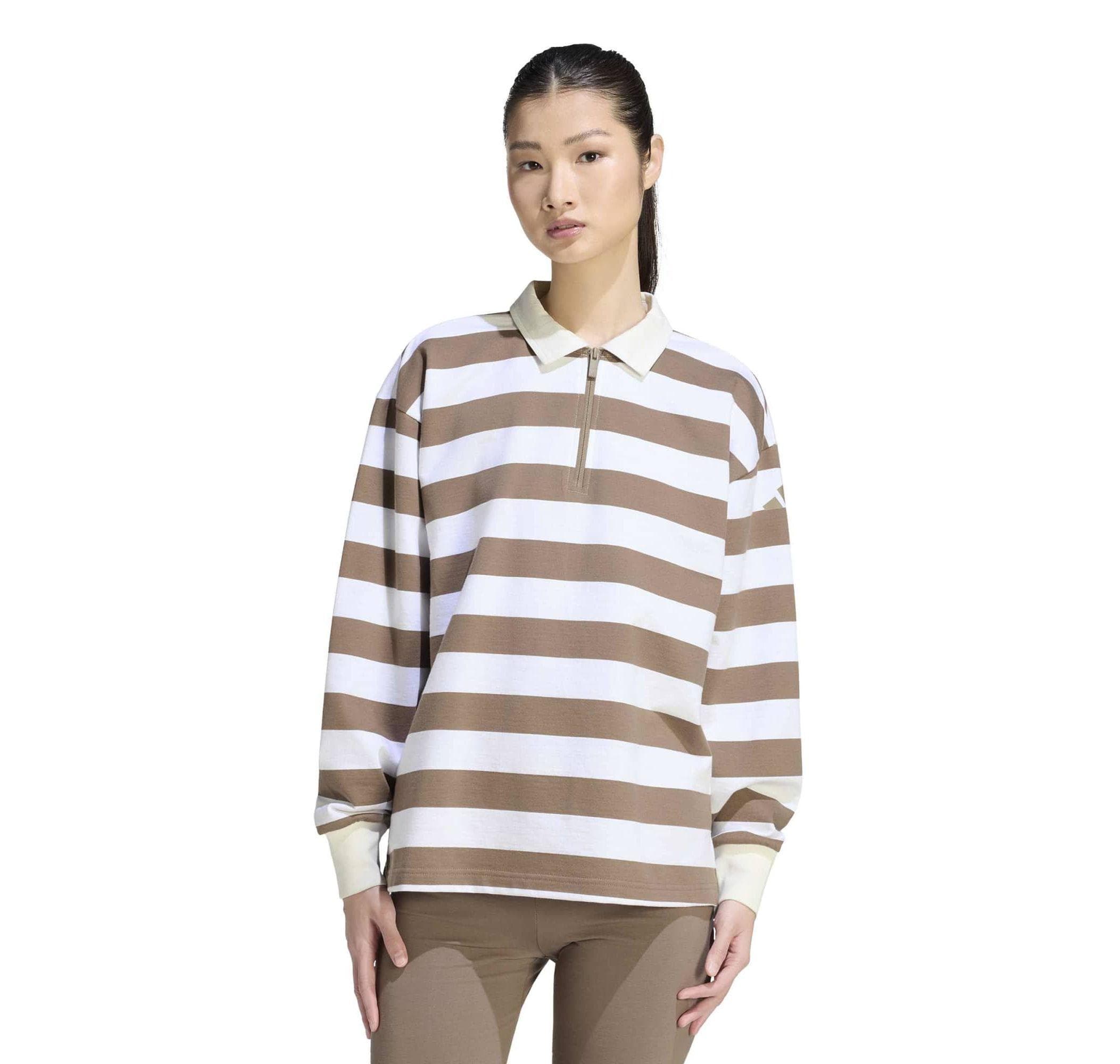 adidas adidas W Sl+ Ft Ls Pl Kadın T-Shirt Haki