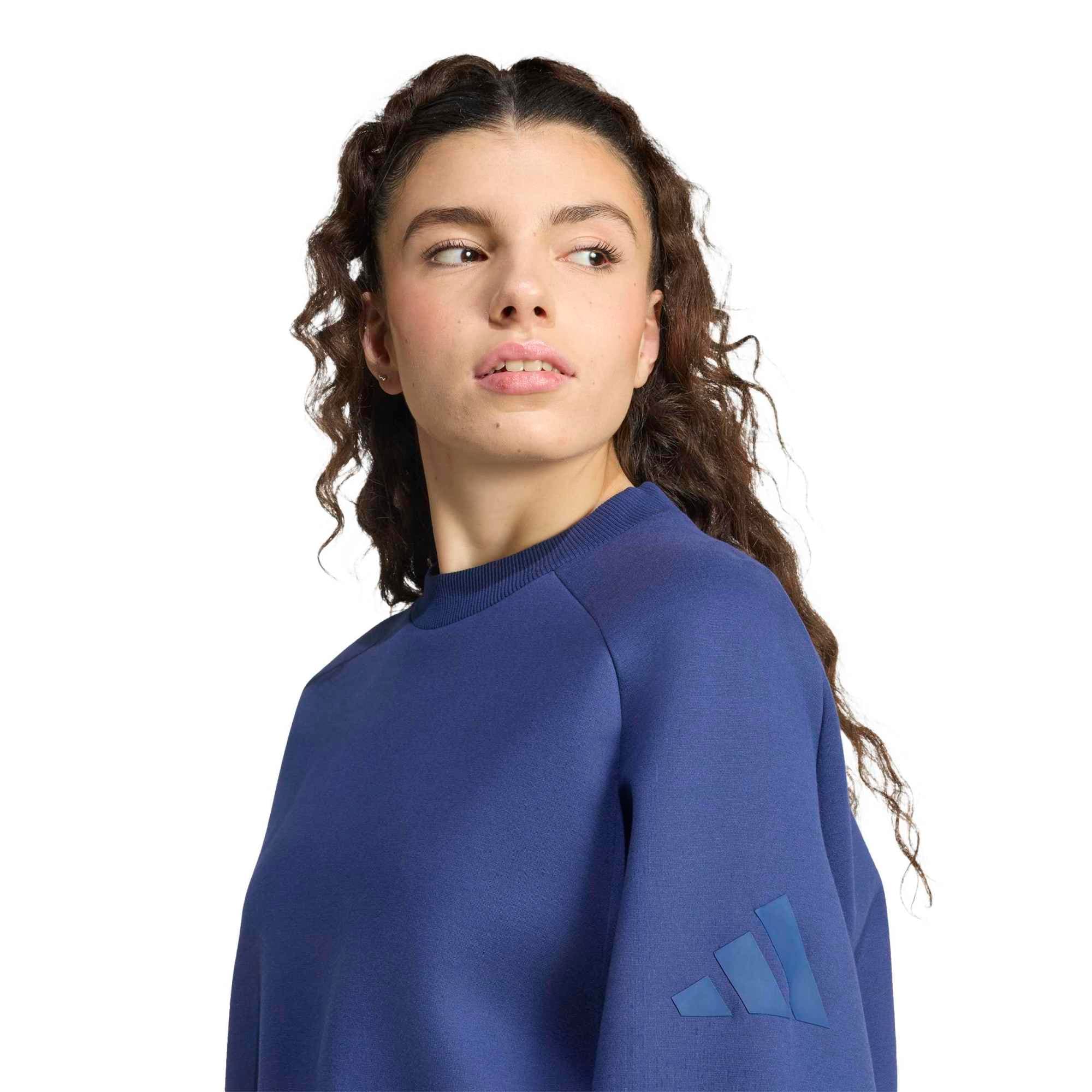 adidas adidas W Sl W Sw Kadın Sweatshirt Lacivert - 4