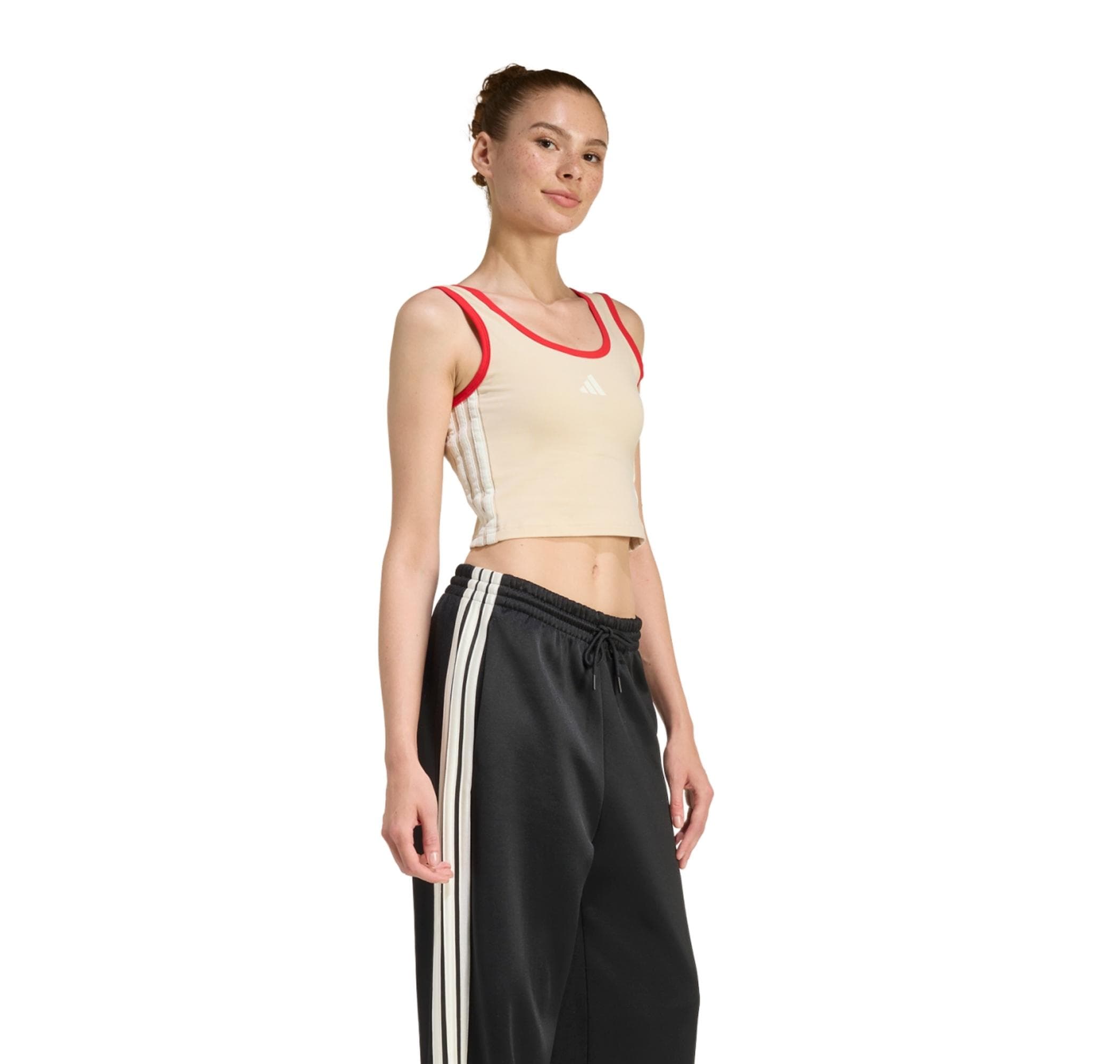 adidas adidas W Stadıum Tank Kadın T-Shirt Krem - 2