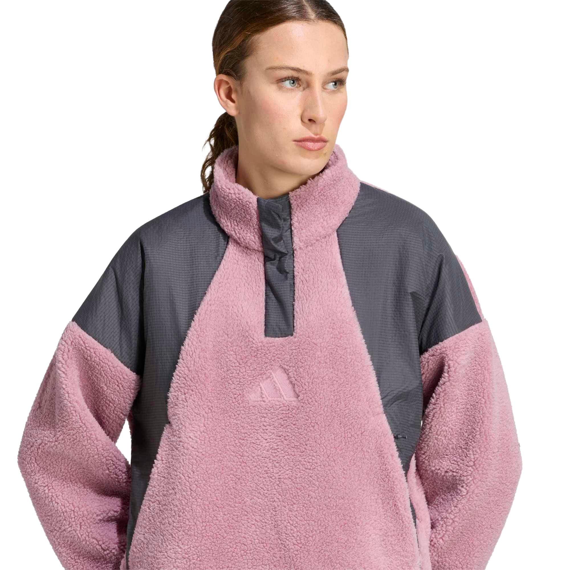 adidas adidas W Xpl Hp Snap Kadın Sweatshirt Pembe - 4