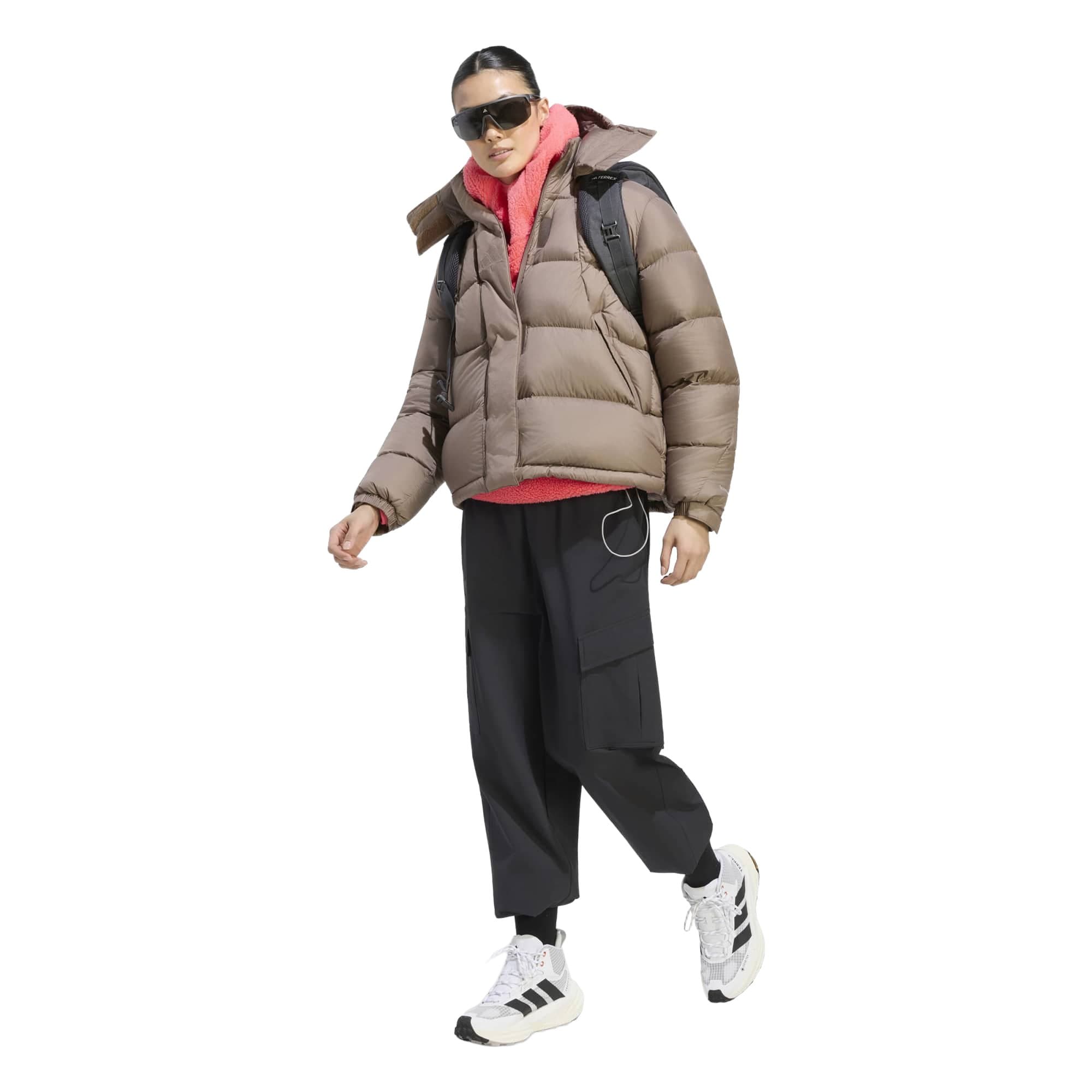 adidas adidas W Xpl Puffer J Kadın Mont Sütlü Kahve - 2