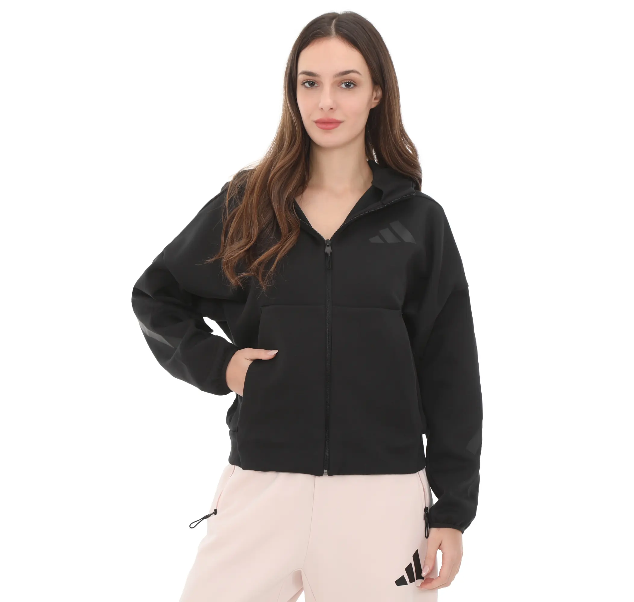 adidas adidas W Z.n.e. Fz Kadın Ceket Siyah