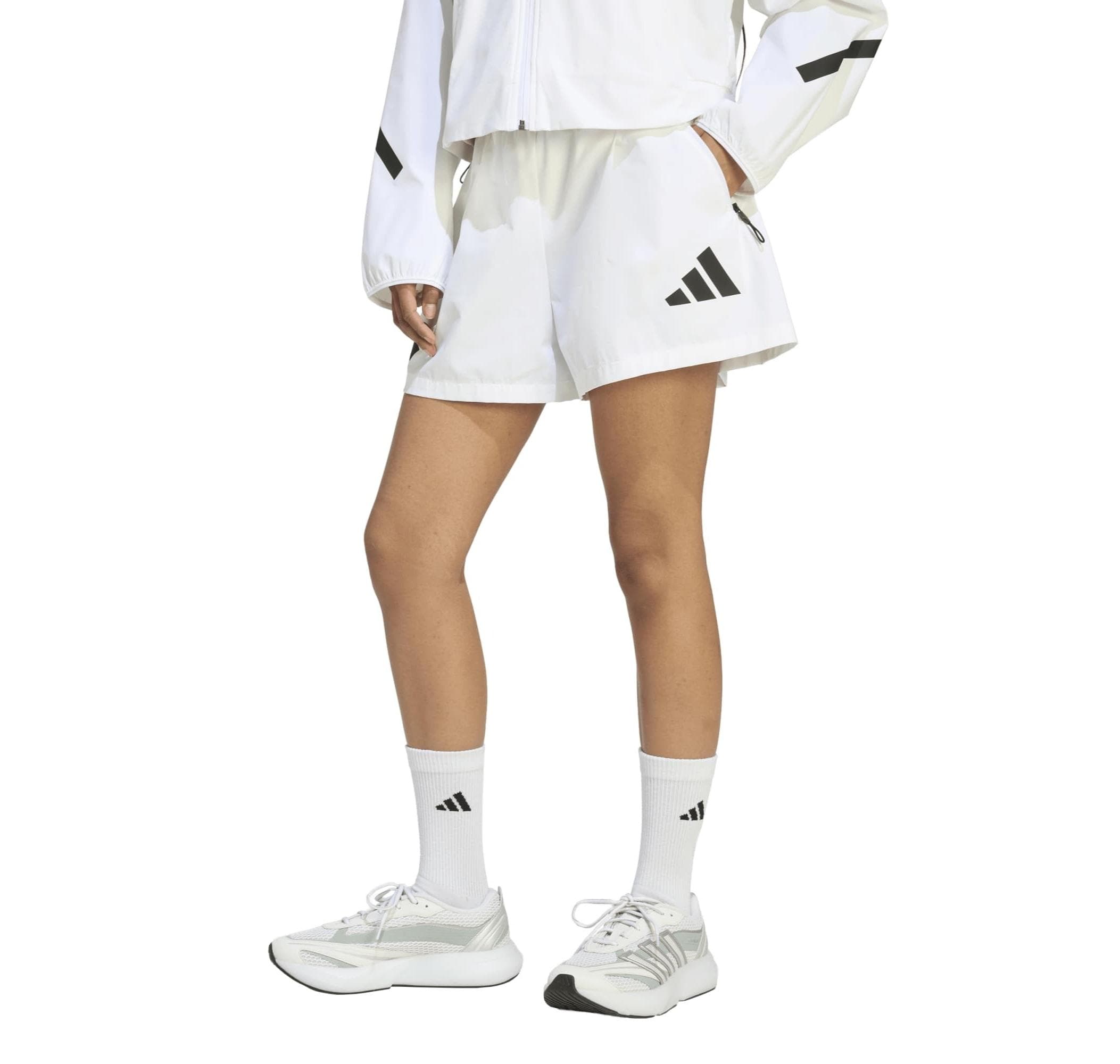 adidas adidas W Z.n.e. Wv Sh Kadın Şort Ve Kapri Beyaz