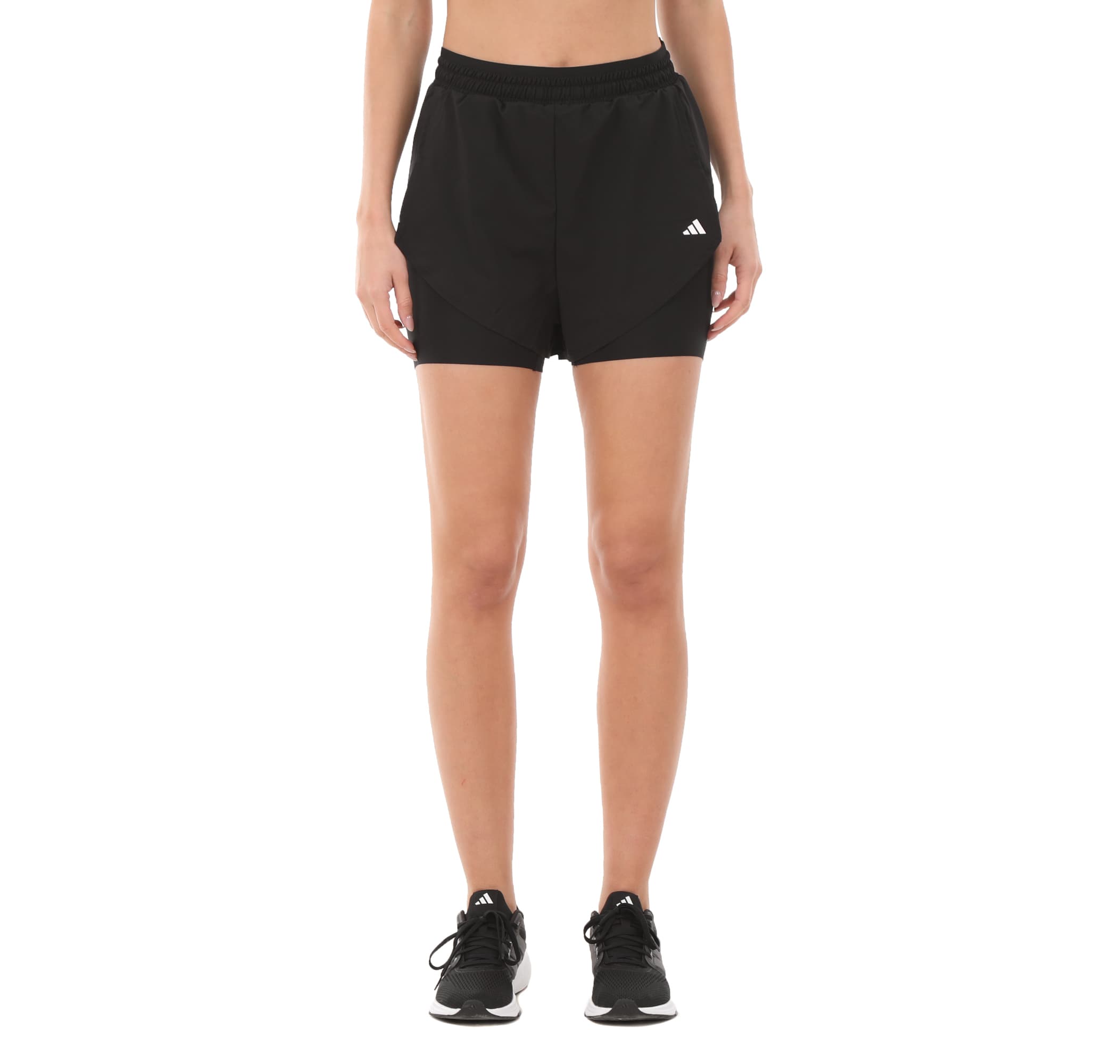 adidas adidas Wtr D4T 2In1Sh Kadın Şort Ve Kapri Siyah