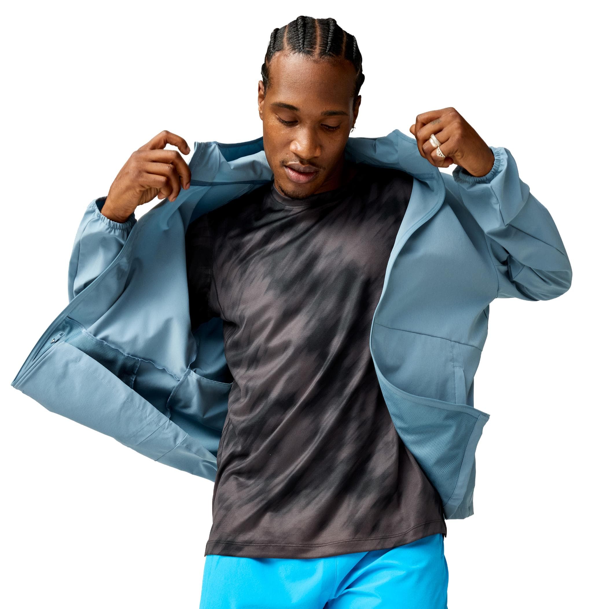 Brooks Brooks Canopy Jacket Erkek Ceket Mavi - 3