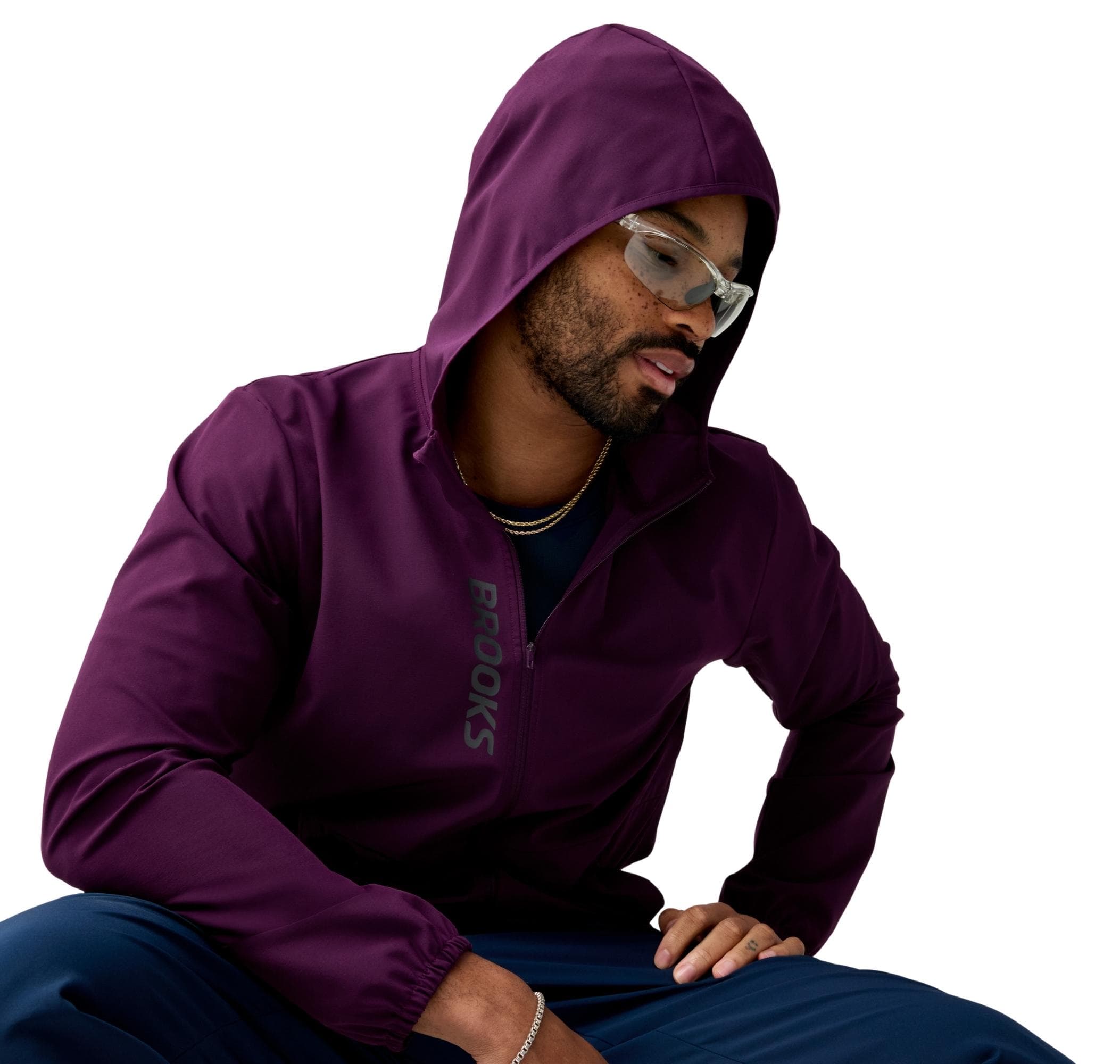 Brooks Brooks Canopy Jacket Erkek Ceket Mor - 3