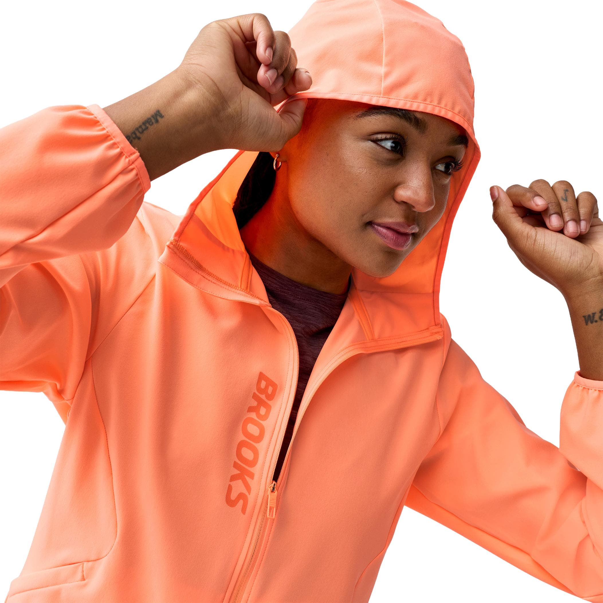 Brooks Brooks Canopy Jacket Kadın Ceket Siyah - 4