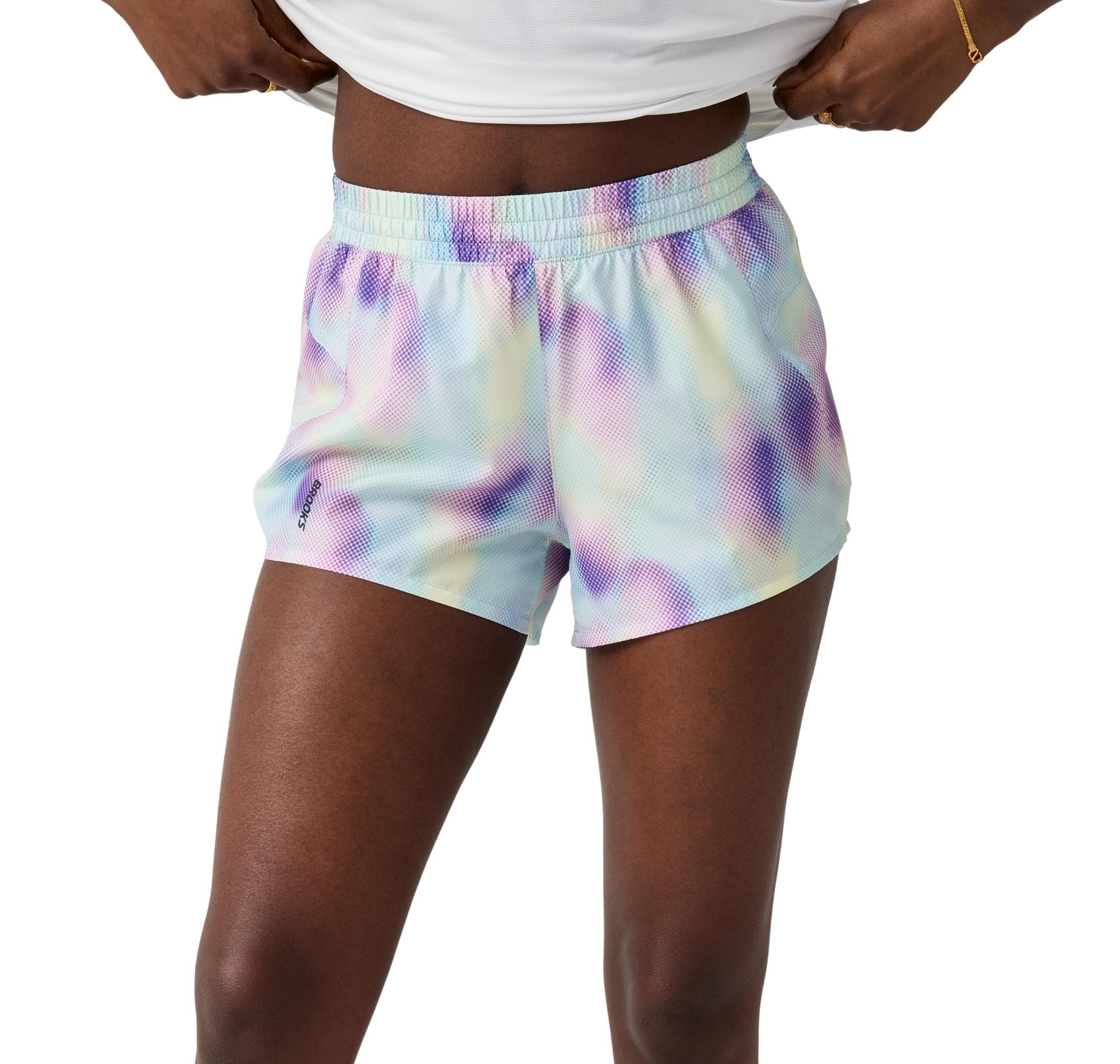 Brooks Brooks Dash Short Printed Kadın Şort Ve Kapri Mor