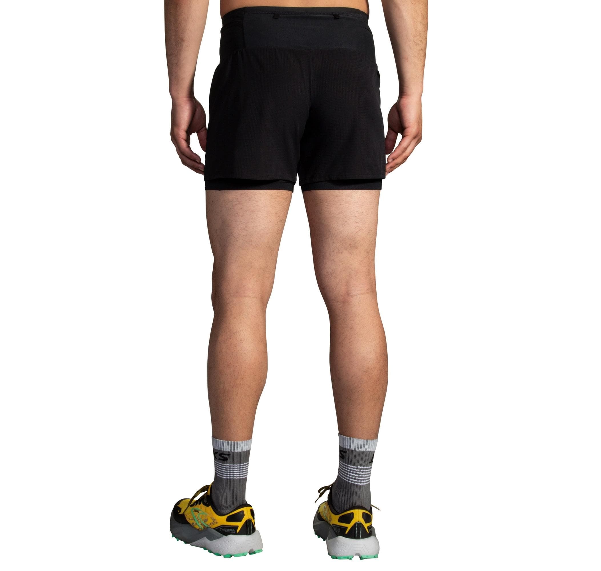 Brooks Brooks High Point 5 2-In-1 Short 2.0 Erkek Şort Ve Kapri Siyah - 2