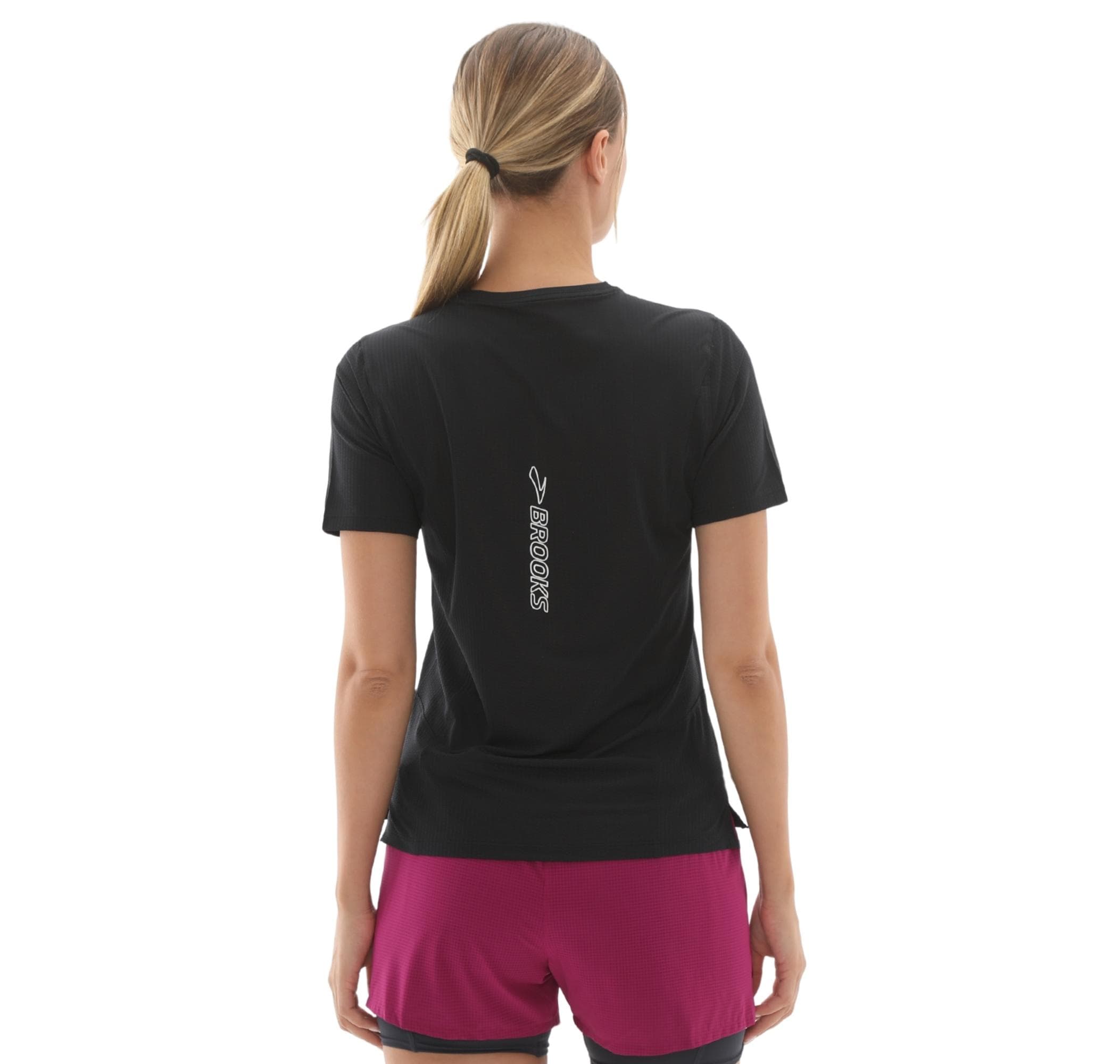 Brooks Brooks High Point Short Sleeve 2.0 Kadın T-Shirt Siyah - 4